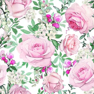 20 Pack Floral Lunch Napkins with Roses Design - Elegant Disposable Paper Napkins for Parties, Weddings, and Special Occasions