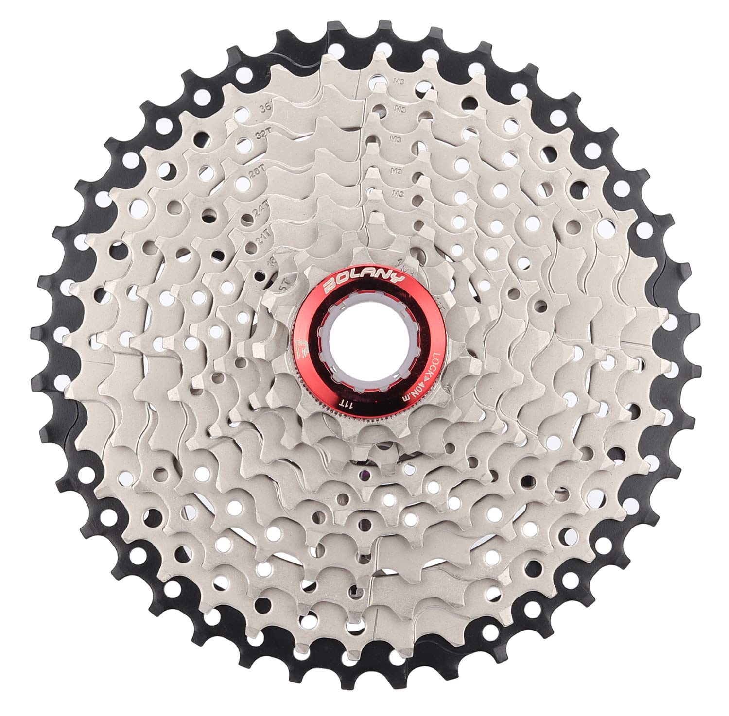 BOLANY 10-Speed Bike Cassette - Compatible with Mountain & Road Bikes | Smooth Shifting for Trail Riding & Commuting
