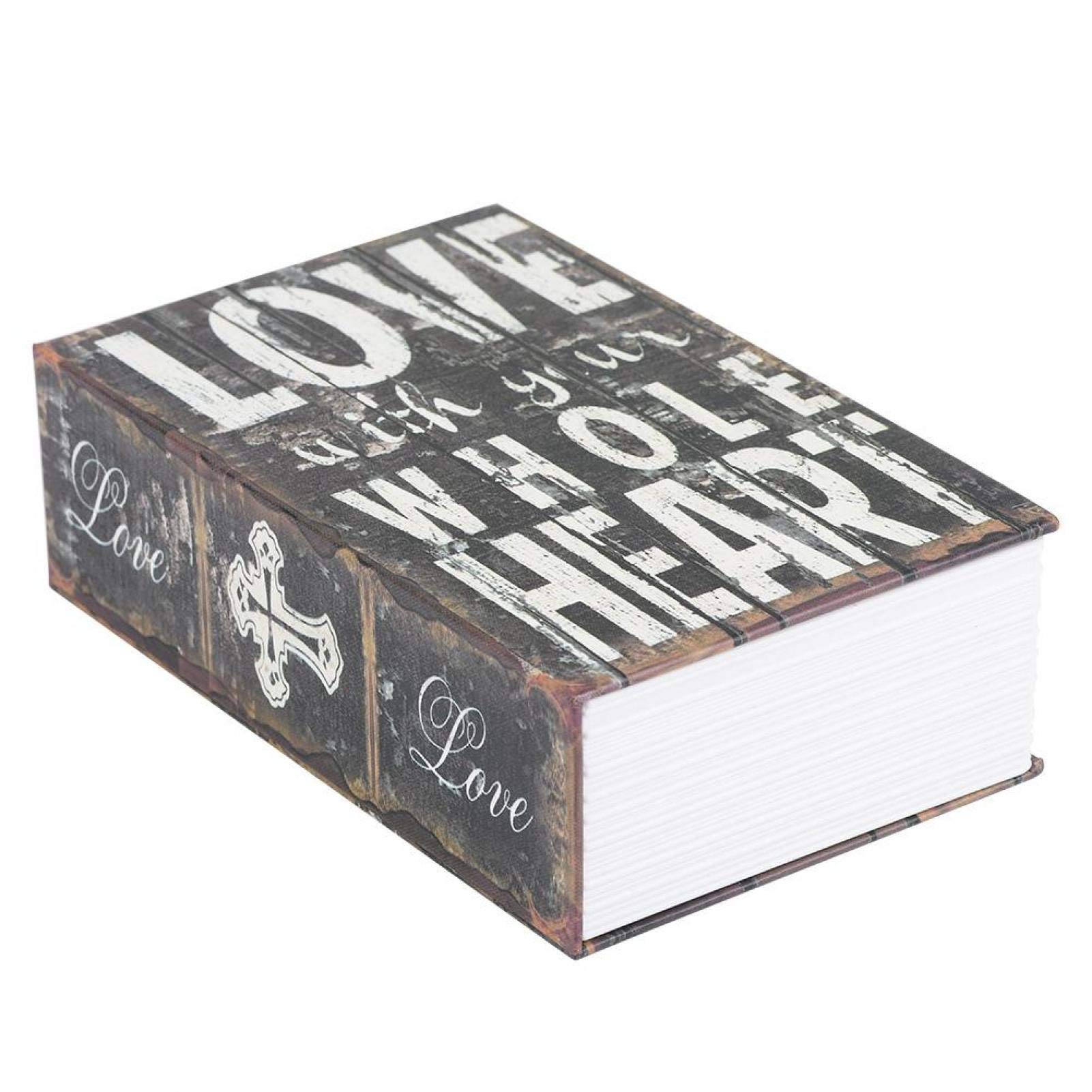Creative Book-Shaped Safe Box with Combination Lock for Money, Jewelry & Valuables Storage - Perfect for Home, Office & Travel Security