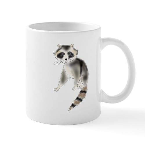 White - Raccoon Mug