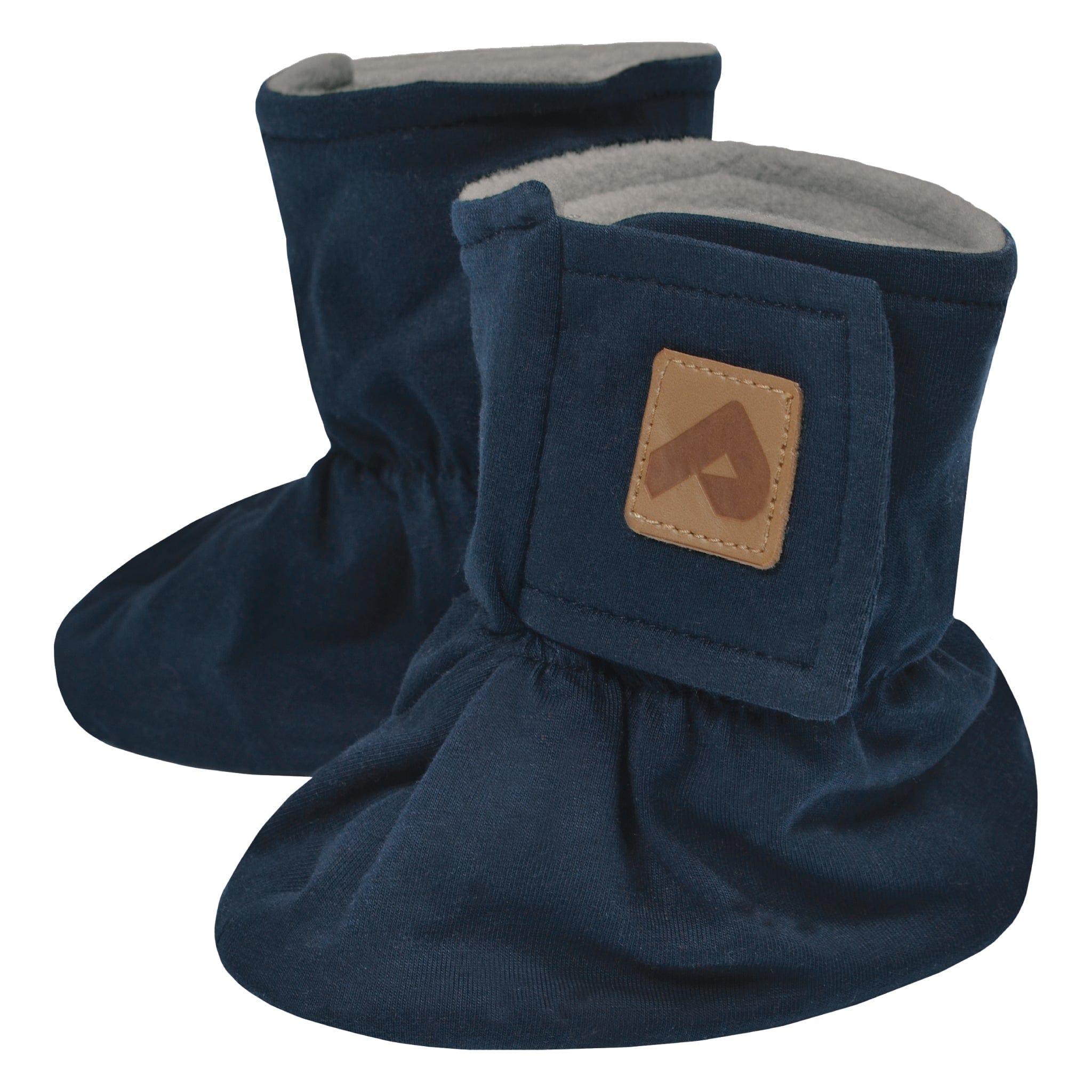 Warm Faux Fur Lined Cotton Booties for Women - Cozy Navy Blue Winter Slippers - Perfect for Indoor Comfort & Cold Weather Lounging