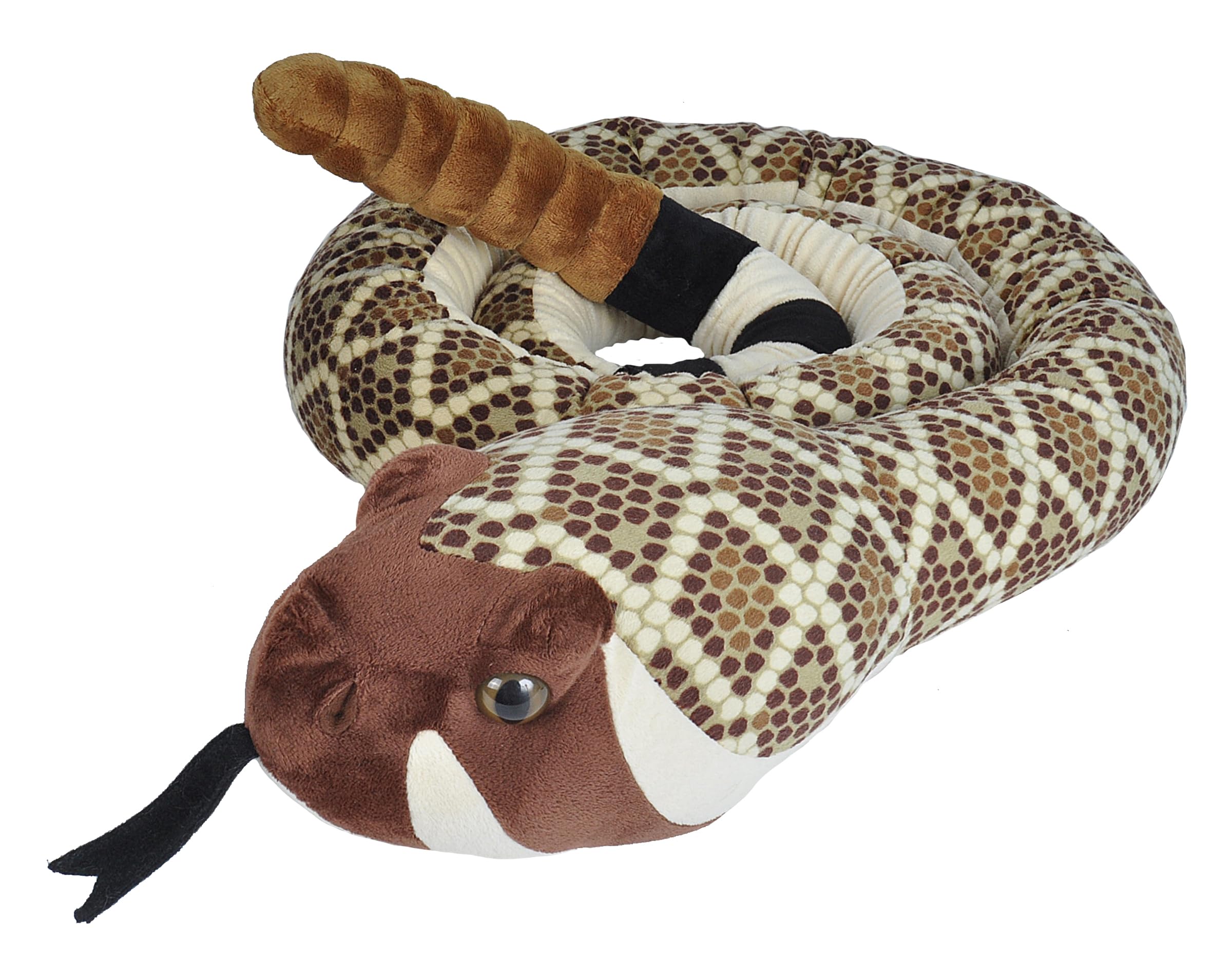Wild Republic Super Jumbo Western Diamondback Snake Plush - 113