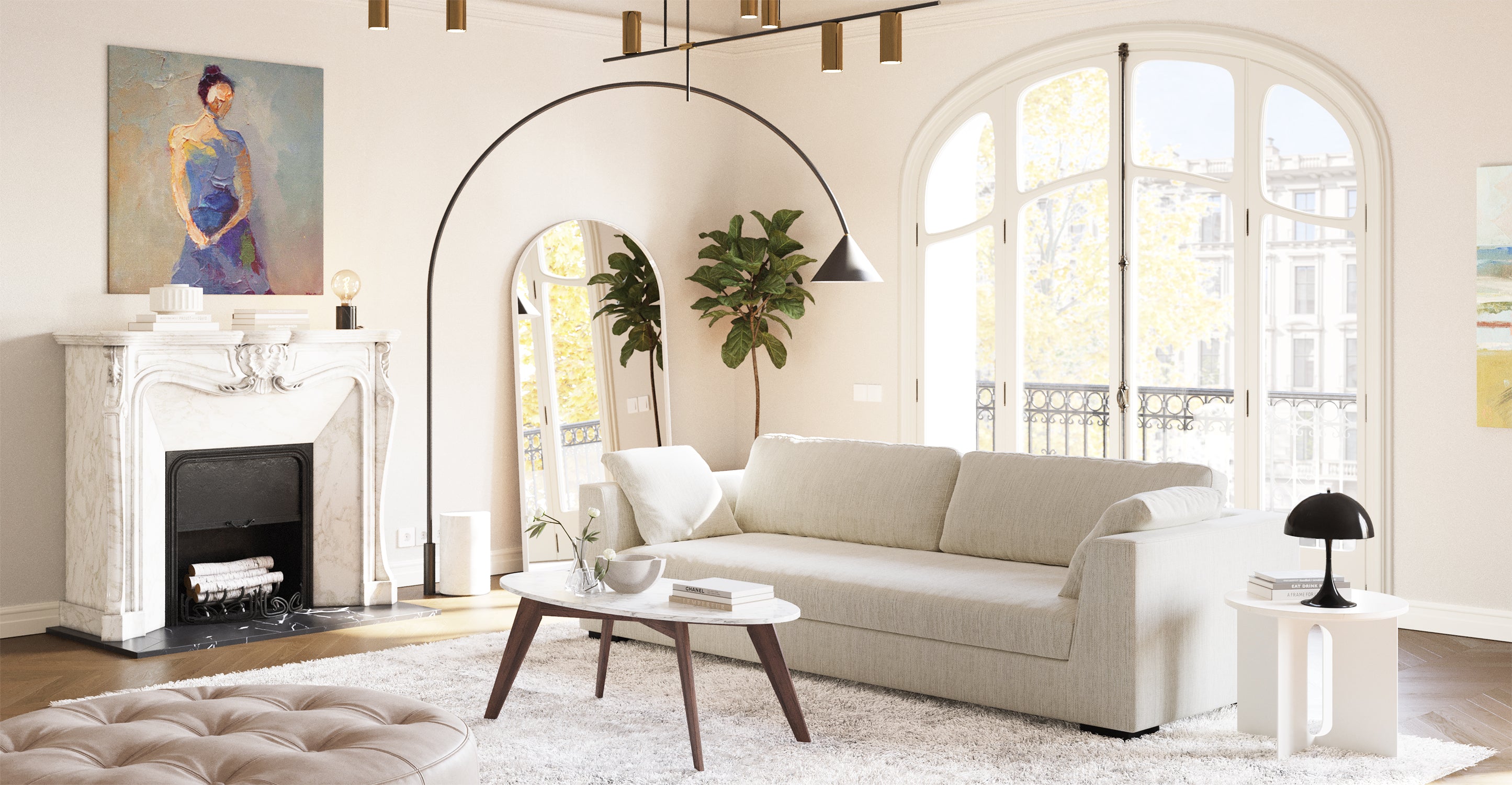 Modern Capri Sofa - Stylish and Comfortable Loveseat for Small Spaces | Perfect for Apartments, Living Rooms, and Cozy Corners