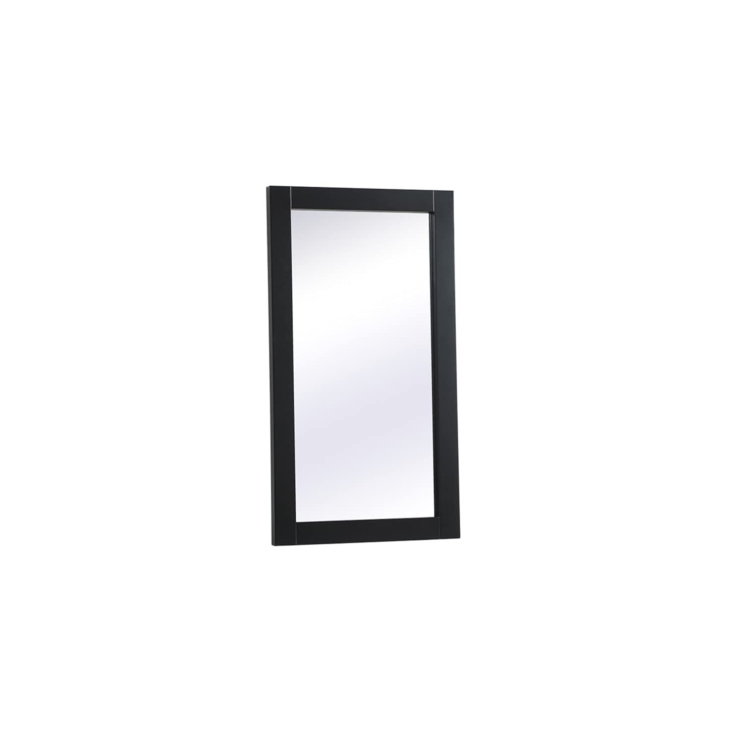 Elegant Black MDF Vanity Mirror 18x32 for Bathroom Decor