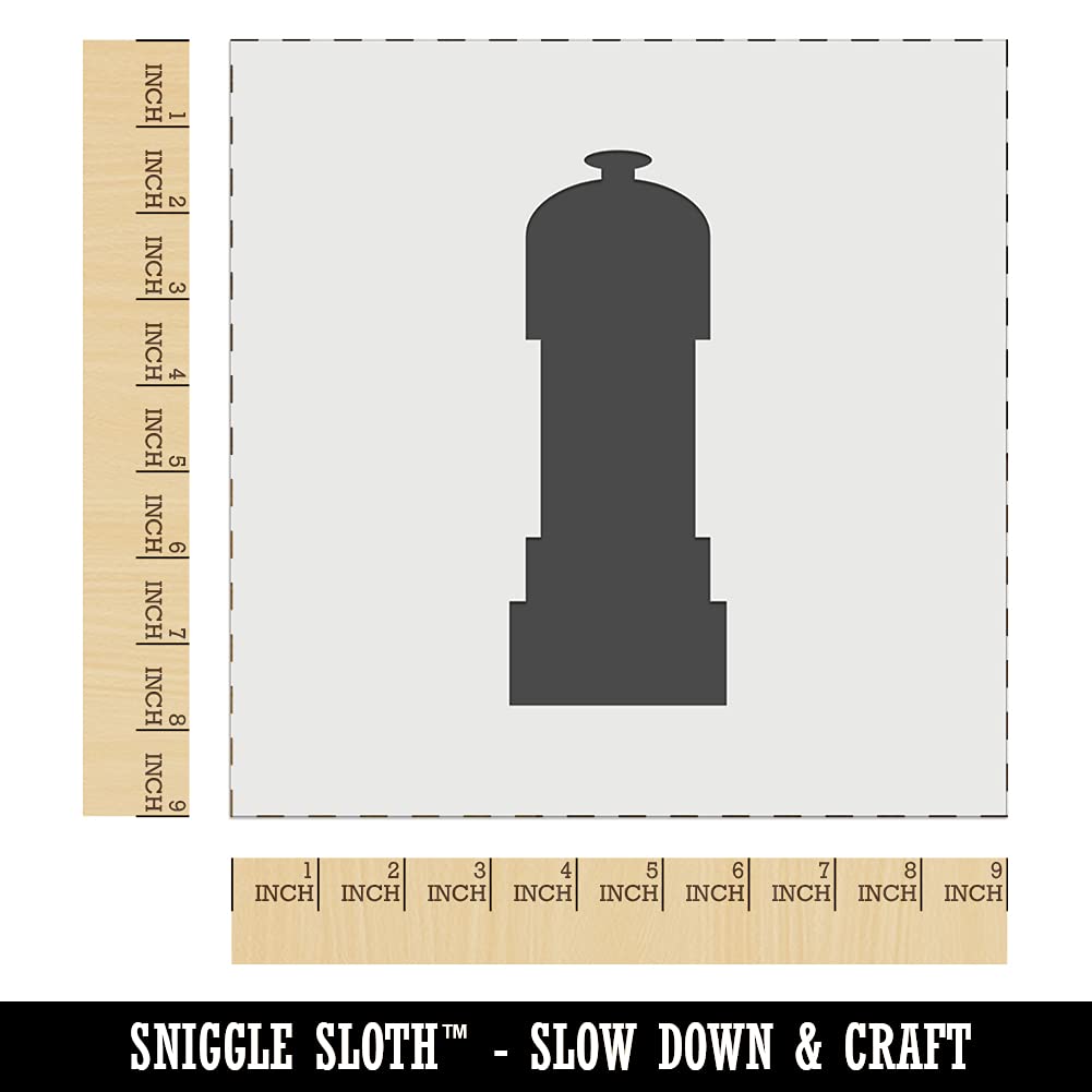 Premium 9-Inch Solid Wall Pepper Grinder & Cookie DIY Craft Reusable Stencil Set - Perfect for Home Baking, Kitchen Decor & Creative Craft Projects