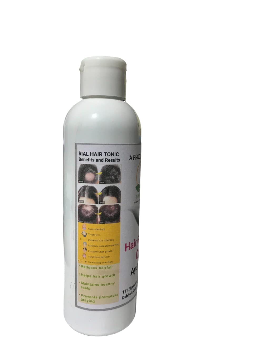 DYOMNIZY Ayurvedic Hair Oil - 100% Natural Hair Growth Oil for Thicker, Longer & Stronger Hair - Perfect for Daily Scalp Massage & Hair Care Routine