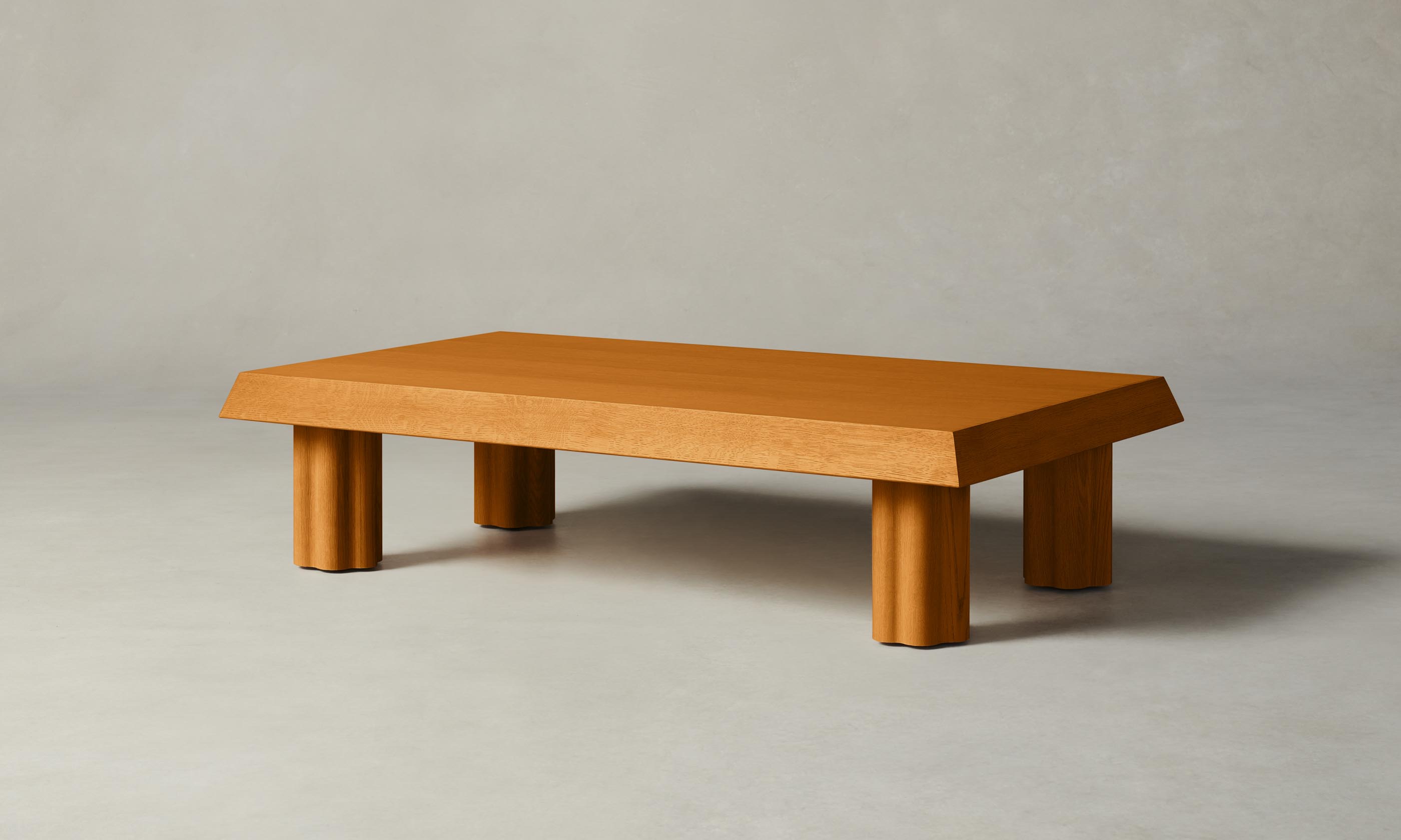 Modern Rectangular Coffee Table - Solid Wood Living Room Center Table for Home Decor, Perfect for Family Gatherings & Relaxing