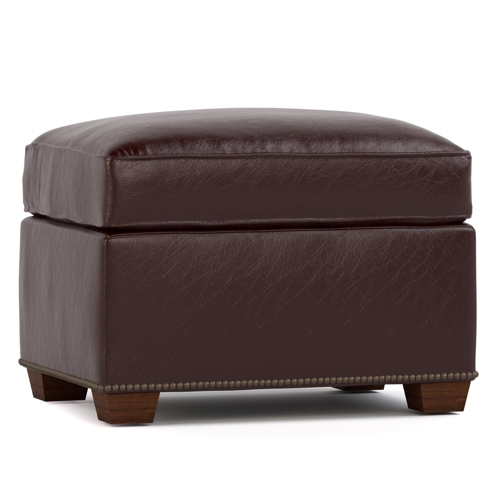 Wharton Ottoman - Modern Storage Ottoman with Lift Top, Soft Upholstered Seat for Living Room, Bedroom, or Office - Perfect for Extra Seating & Hidden Storage