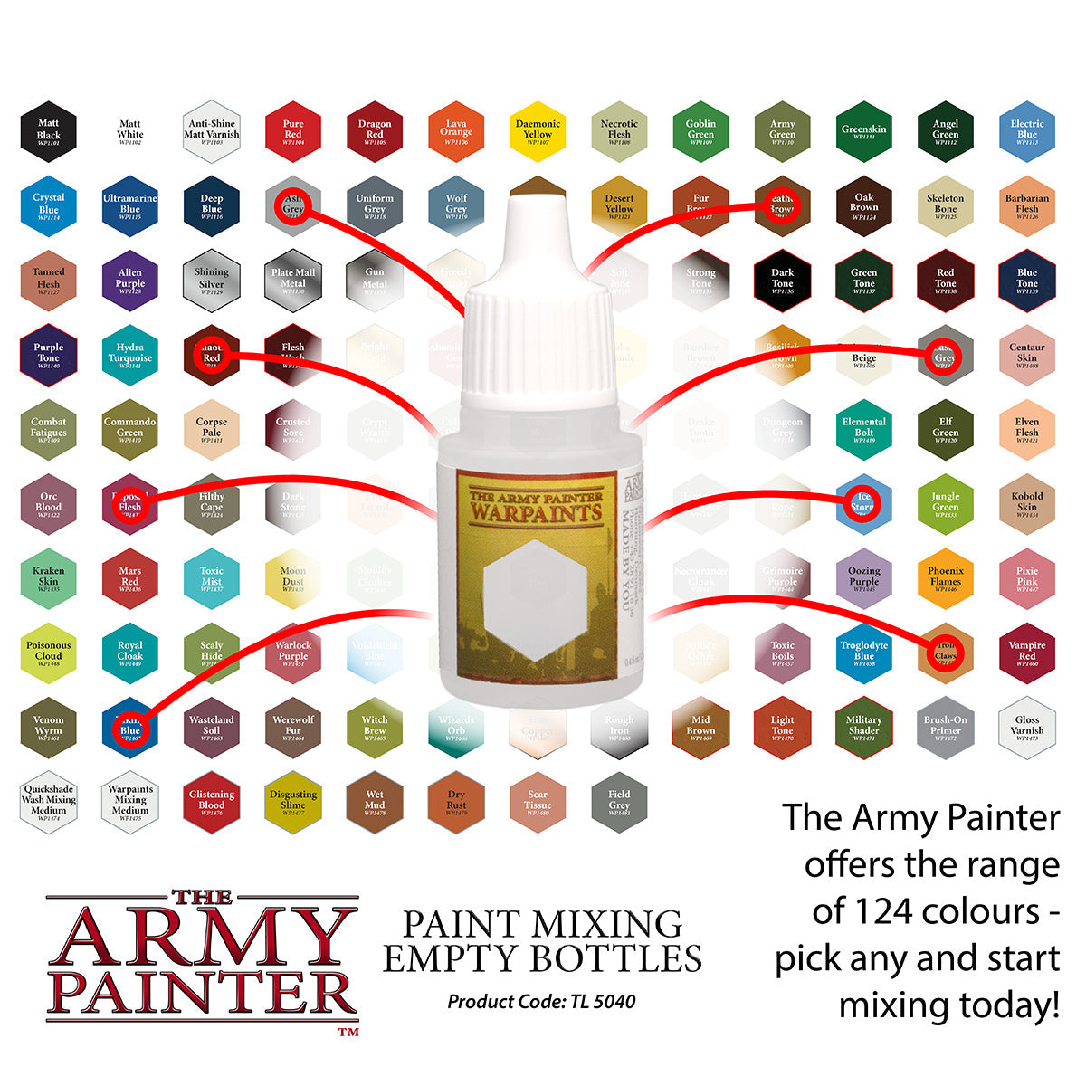 Empty Paint Mixing Bottles for Artists - Plastic Squeeze Bottles with Lids for Acrylic, Oil, Watercolor Paints - Perfect for DIY, Crafting & Studio Use