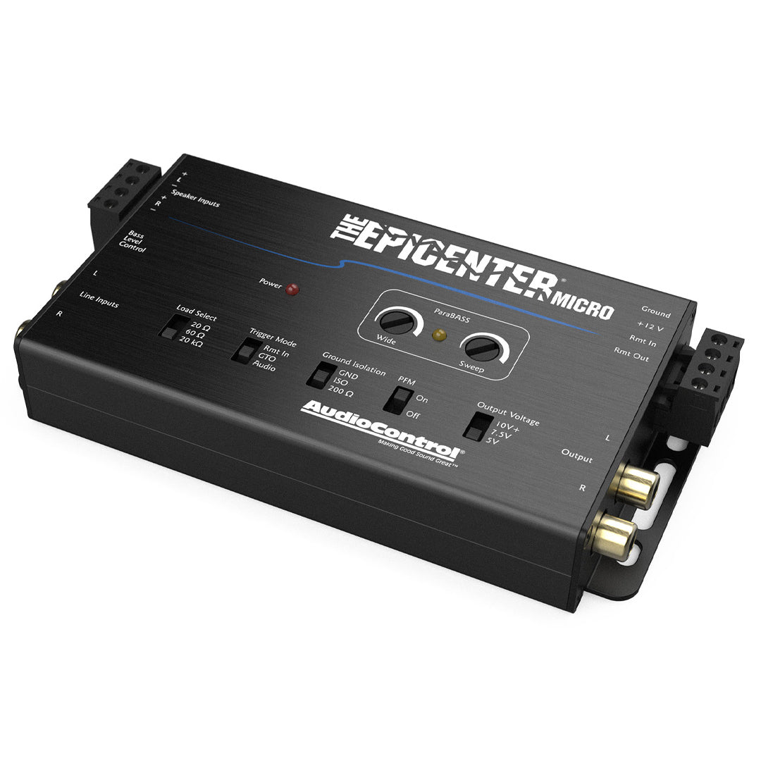 AudioControl Epicenter Micro - Premium Bass Restoration Processor & Line Output Converter for Car Audio Systems | Enhance Low Frequencies in Vehicles, Boats, and Home Theaters
