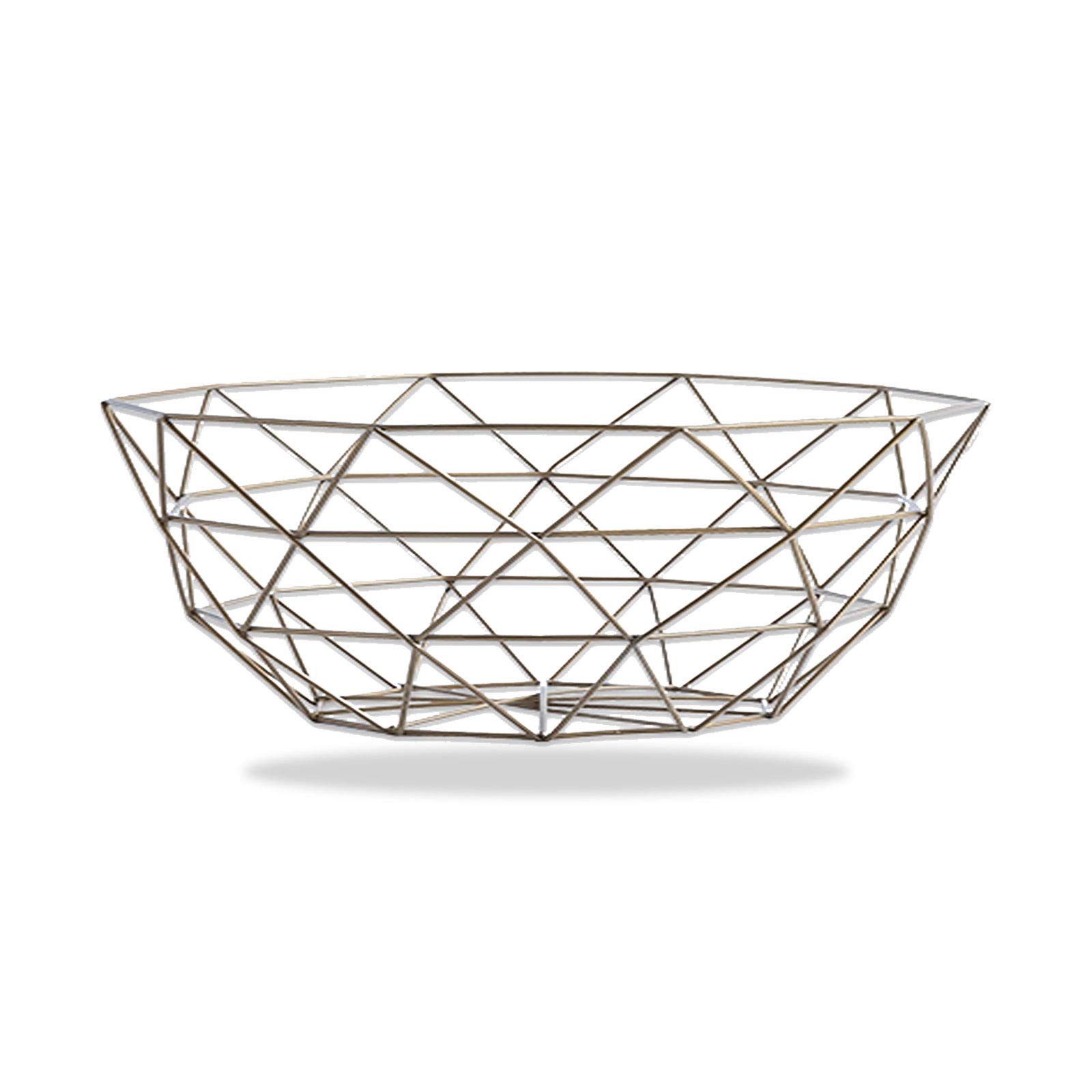 Metal Wire Fruit Basket - Kitchen Counter & Table Decor for Fruits, Snacks