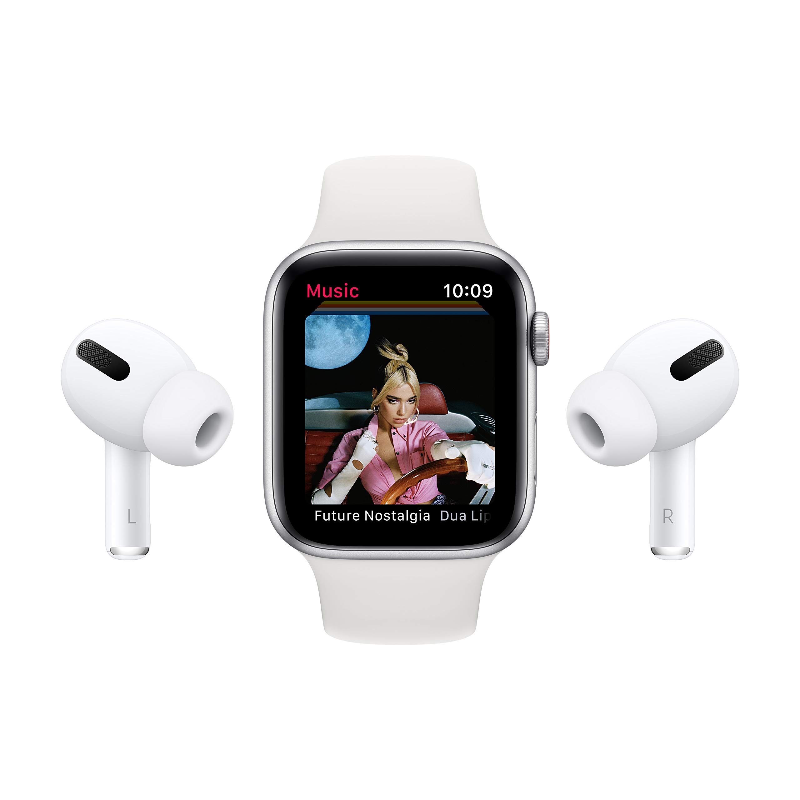 Apple Watch SE 2020 (GPS + Cellular, 40mm) - Silver Aluminum Case with White Sport Band - Renewed Premium Smartwatch for Fitness Tracking, Notifications & Calls | Perfect for Workouts, Running & Daily Use