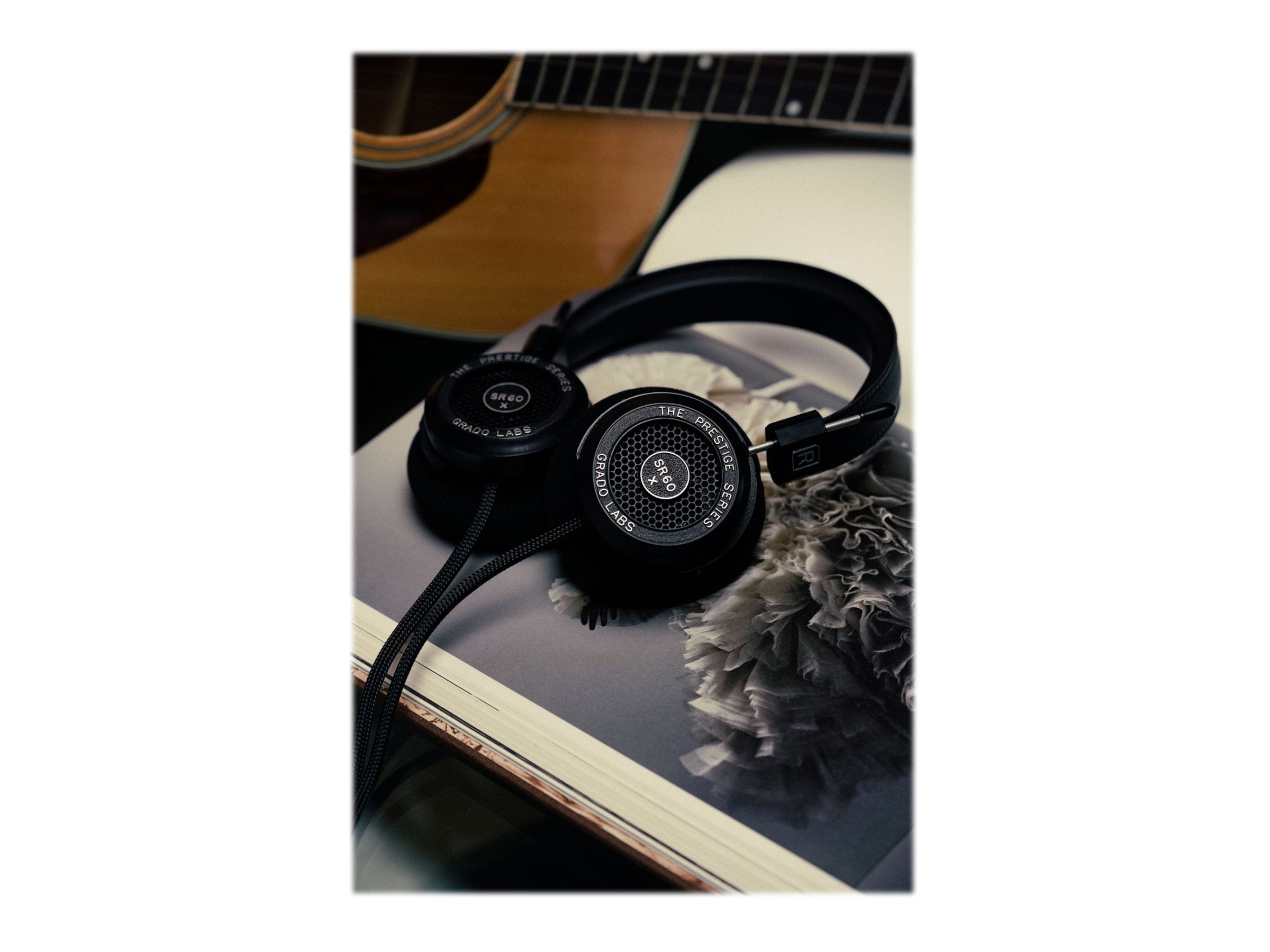 Grado Prestige SR60x Open-Back Headphones - High-Fidelity Audio for Music Lovers, Audiophiles & Home Studio Use
