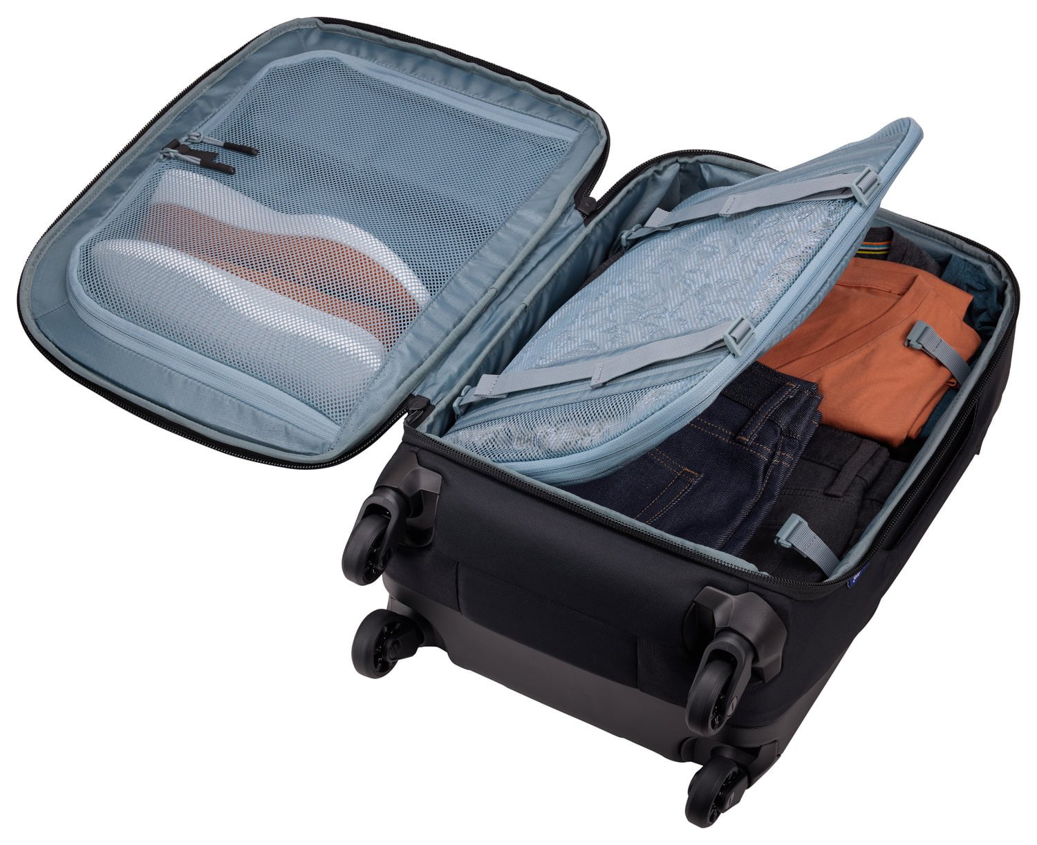 Thule Subterra 2 Carry On Spinner Luggage - Black | Lightweight Durable Travel Suitcase for Business Trips & Vacations