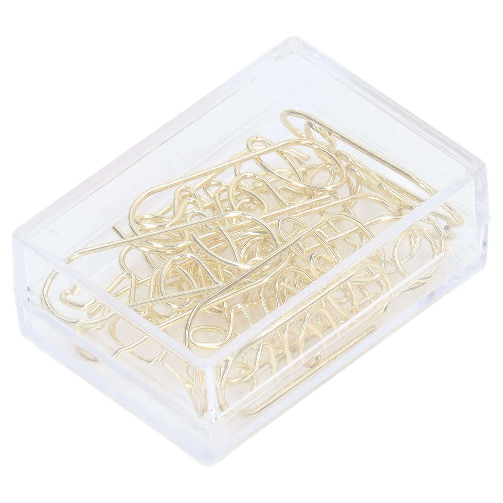 100pcs Mini Gold Electroplated Bookmark Clips - Elegant Office & School Supplies for Wedding Invitations, Document Organization, Books & Gift Wrapping (Set of 100)