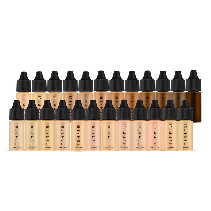 Temptu Perfect Canvas Hydra Lock Airbrush Foundation - 24 Pack | Long-Lasting Makeup for Flawless Coverage | Perfect for Professional Makeup Artists & Airbrush Tanning