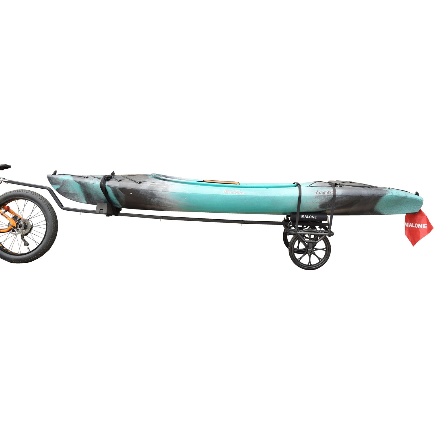 Malone Forge Canoe & Kayak Bike Cart - Portable Watercraft Transport for Outdoor Adventures, Camping, Fishing & Beach Trips