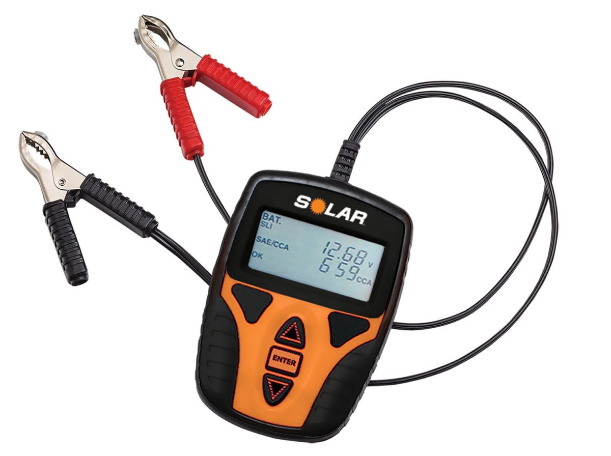 40-1200 CCA 12V Digital Car Battery Tester - Automotive Battery & Electrical System Analyzer for Cars, Trucks, SUVs - Perfect for Road Trips & Winter Maintenance