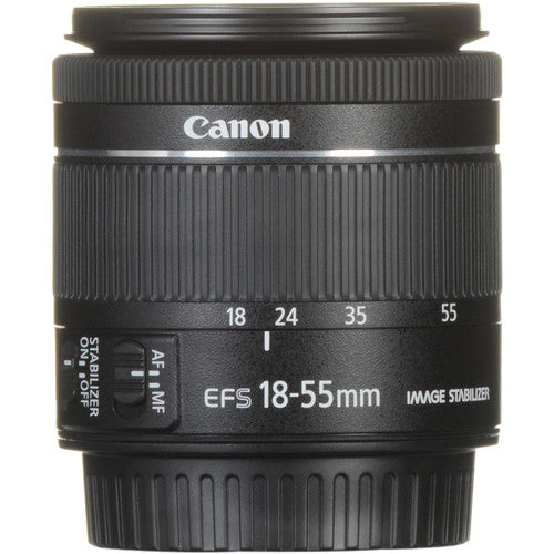 Canon EF-S 18-55mm f/4-5.6 IS STM Lens for DSLR Cameras - Perfect for Travel, Portrait & Everyday Photography