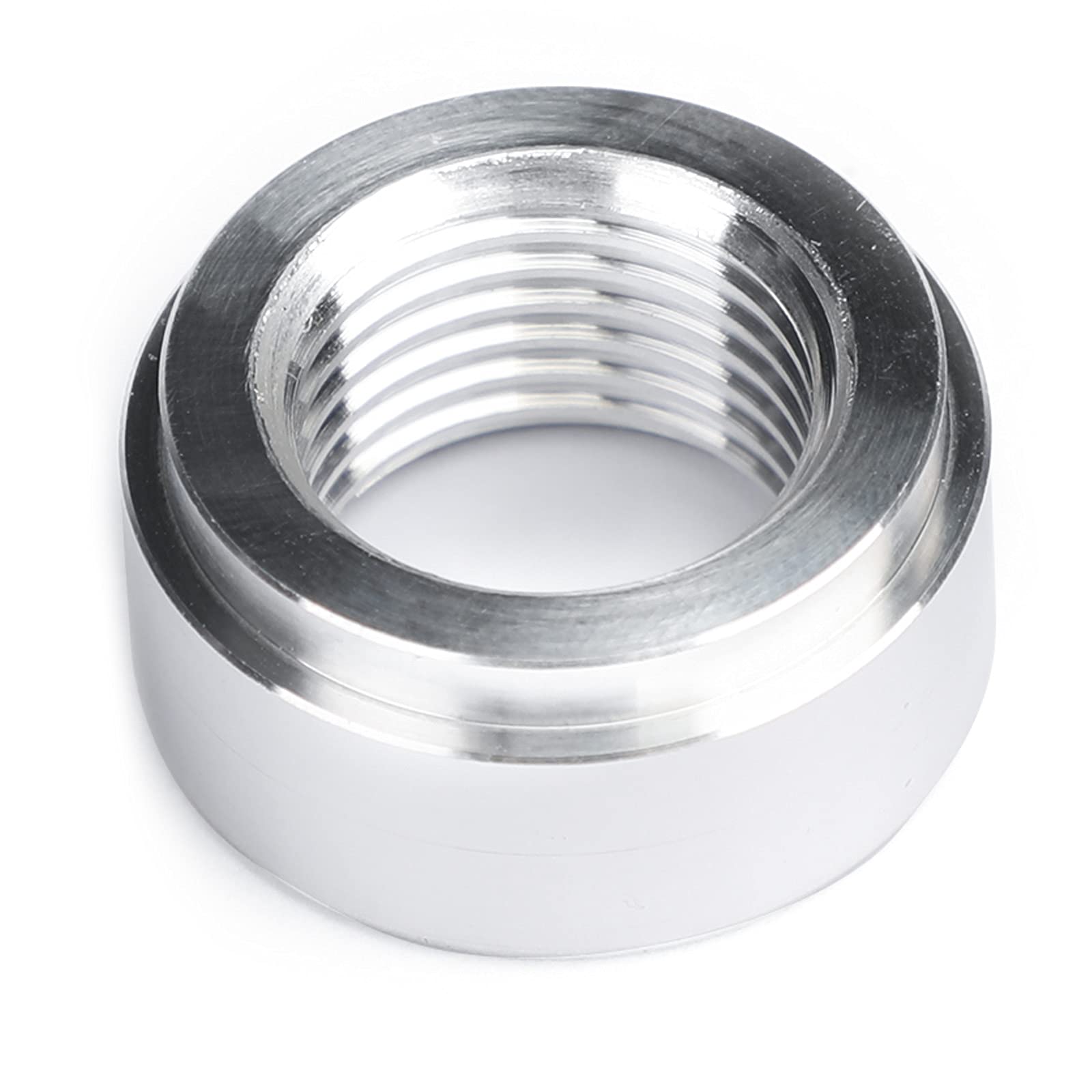 M16x1.5 Female Aluminum Weld On Bung Fitting - High Quality Fuel/Oil Tank Adapter for Automotive, Motorcycle & Industrial Applications