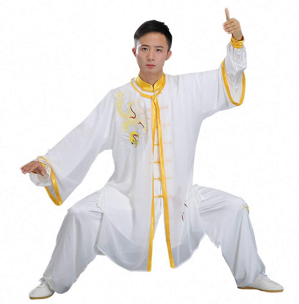 Traditional Chinese Tai Chi Kung Fu Uniform for Men & Women - Shaolin Martial Arts Performance Costume Suit (Sizes A-XXL) - Perfect for Tai Chi, Kung Fu Training & Cultural Performances