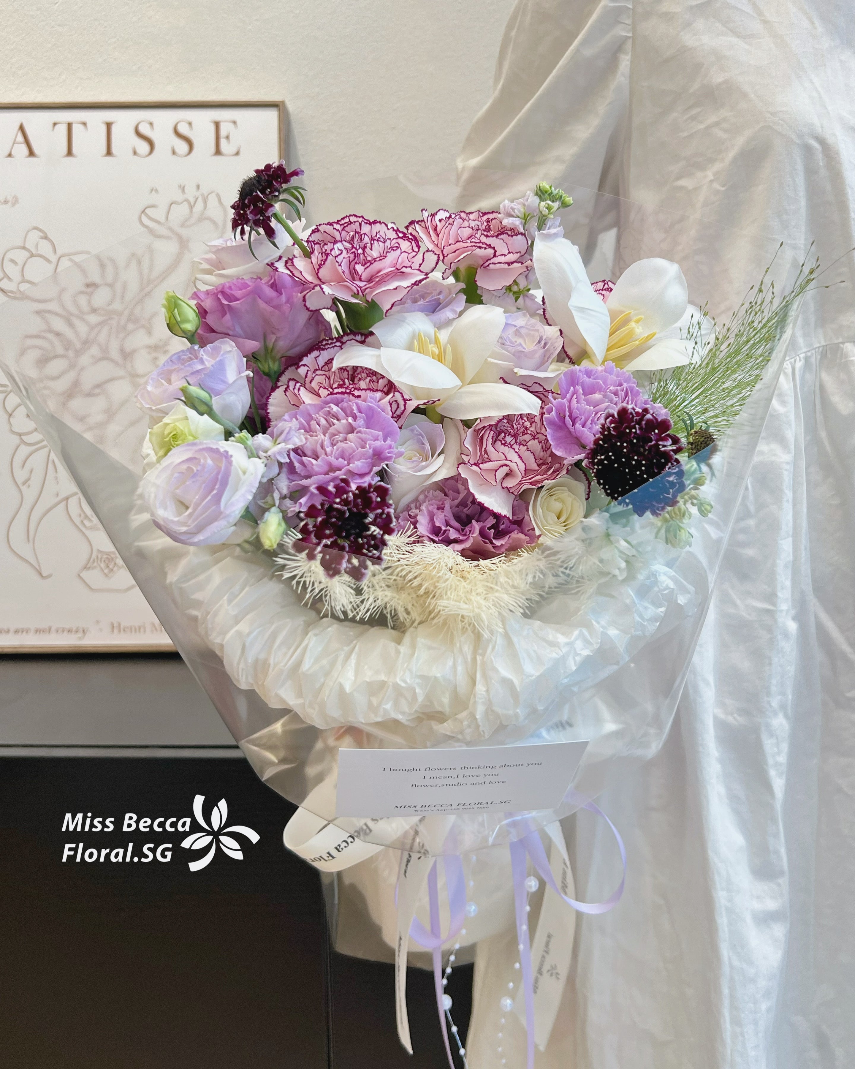 Omakase Korean Style Fresh Flower Bouquet - Elegant Floral Arrangement for Weddings, Anniversaries & Home Decor