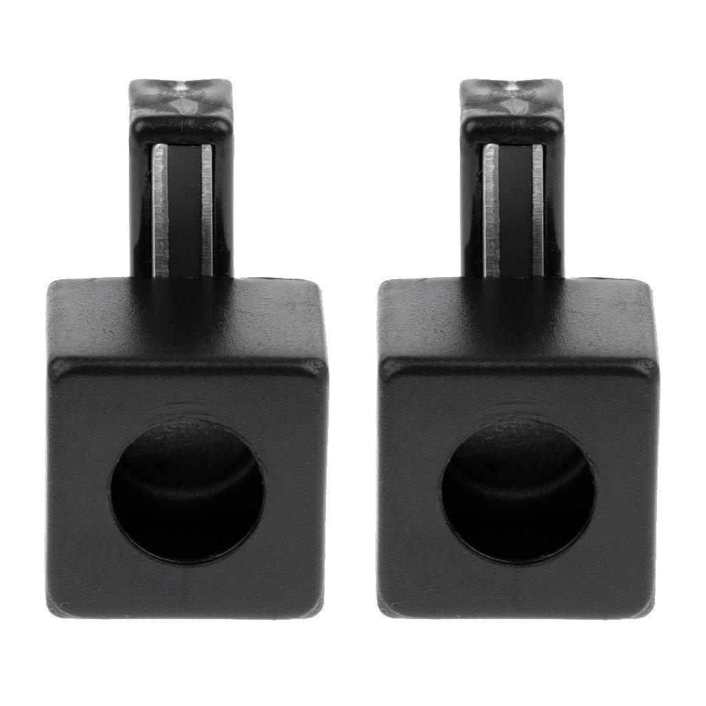 LEIPUPA 2-Pack Black Billiard Chalk Holder with Belt Clip - Perfect for Pool, Snooker & Cue Sports Accessories
