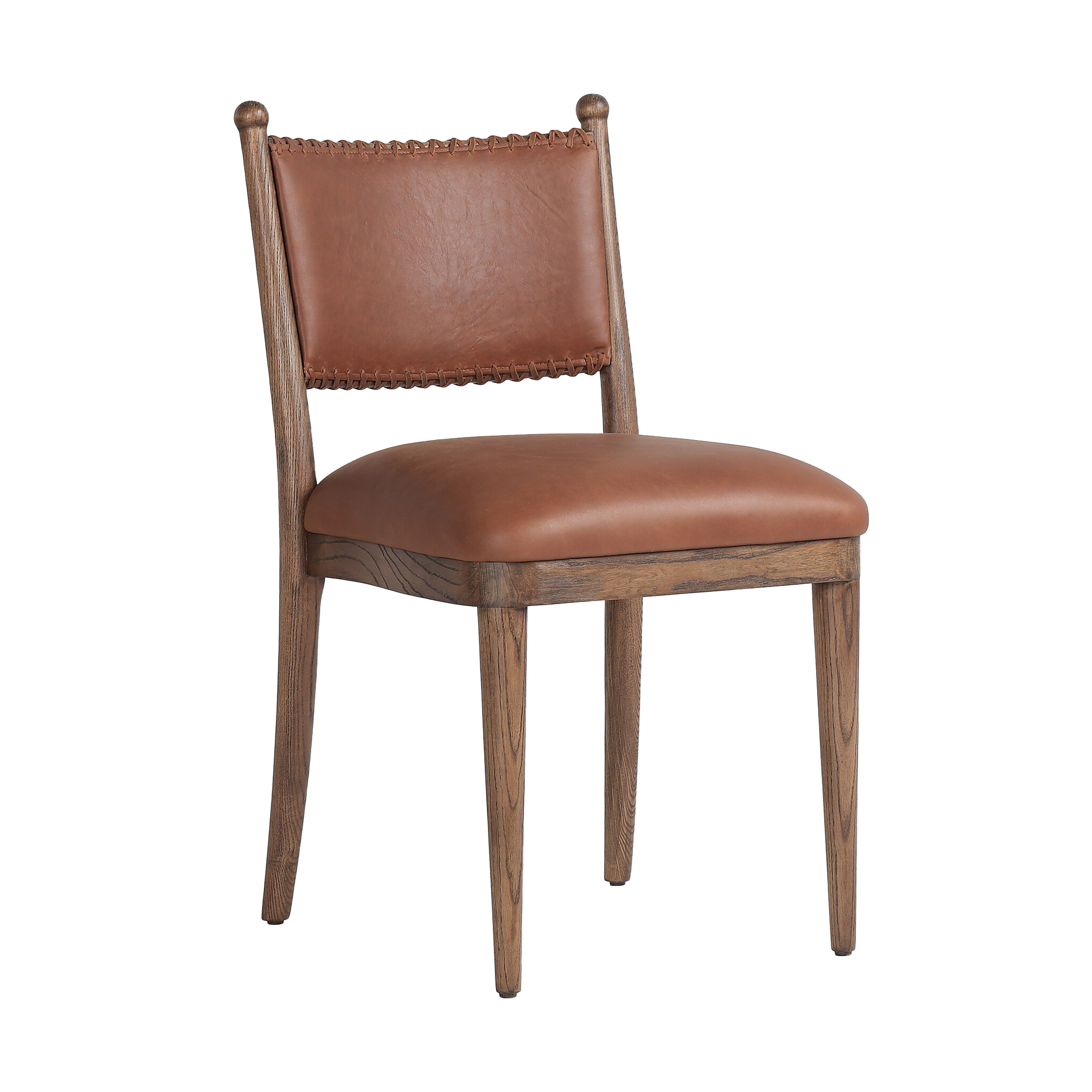 Rosco Modern Side Chair - Sturdy Wooden Dining Chair with Upholstered Seat - Perfect for Kitchen, Dining Room, and Office Use