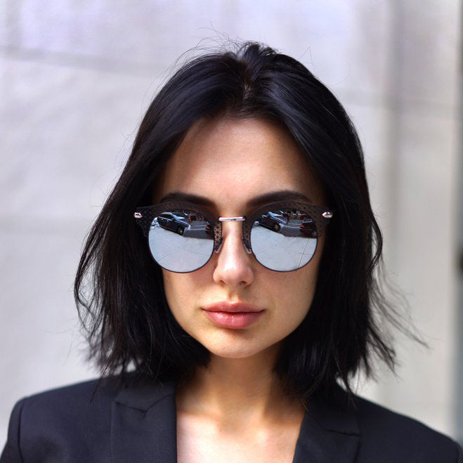 Angel Sunnies Silver Mirror Sunglasses - UV Protection Polarized Aviator Shades for Women & Men | Perfect for Driving, Beach, and Outdoor Activities