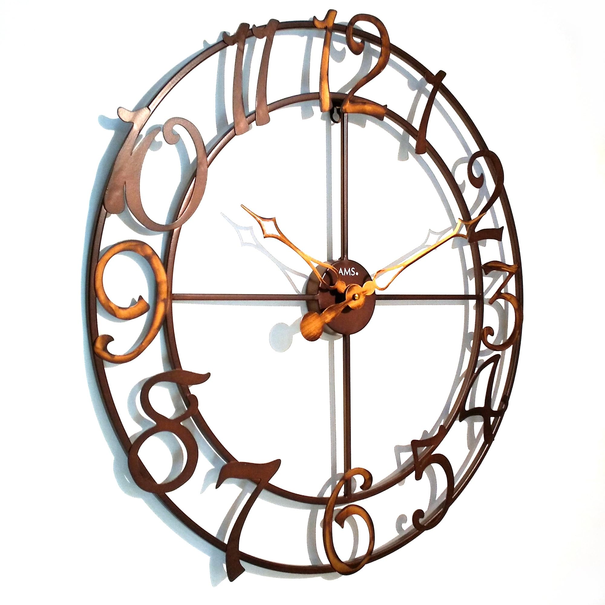 Modern Silent Quartz Wall Clock - Battery Operated Analog Clock for Home, Office & Living Room Decor - Elegant Round Design with Clear Numbers - Perfect for Bedroom, Kitchen & Workspace