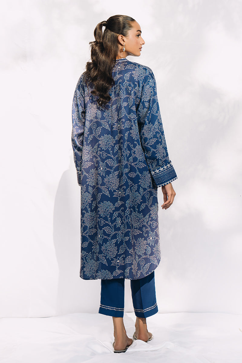 Midnight Mosaic 2-Piece Linen Suit for Women - Breathable Summer Outfit for Beach Weddings & Garden Parties