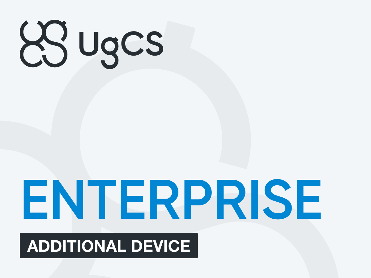 UgCS ENTERPRISE Perpetual License - Additional Device for Drone Mapping & Surveying | Professional UAV Flight Planning Software for Aerial Photography, Inspection & 3D Modeling