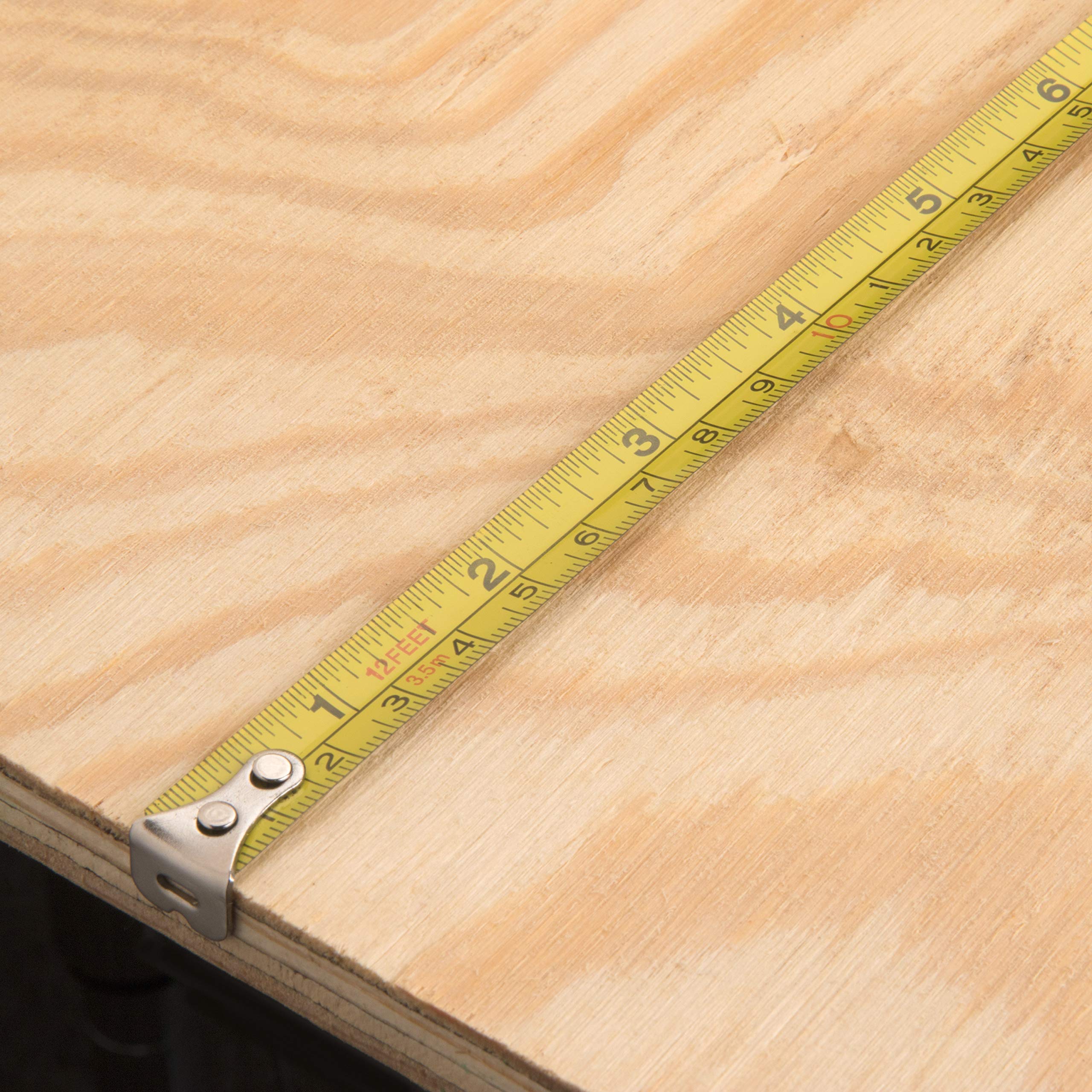 Genuine Joe 25-Foot Tape Measure (11972) - Heavy Duty Retractable Measuring Tool for Construction, DIY Projects, and Home Improvement