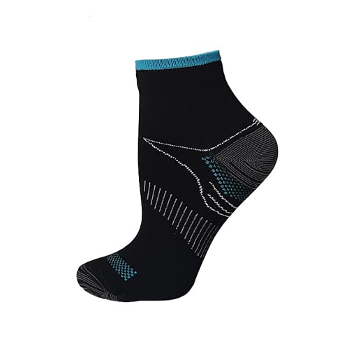 JFXPOWER 3 Pair Compression Socks for Plantar Fasciitis Relief - Arch & Ankle Support for Running, Hiking & Sports - Improve Circulation & Reduce Swelling for Nurses & Athletes
