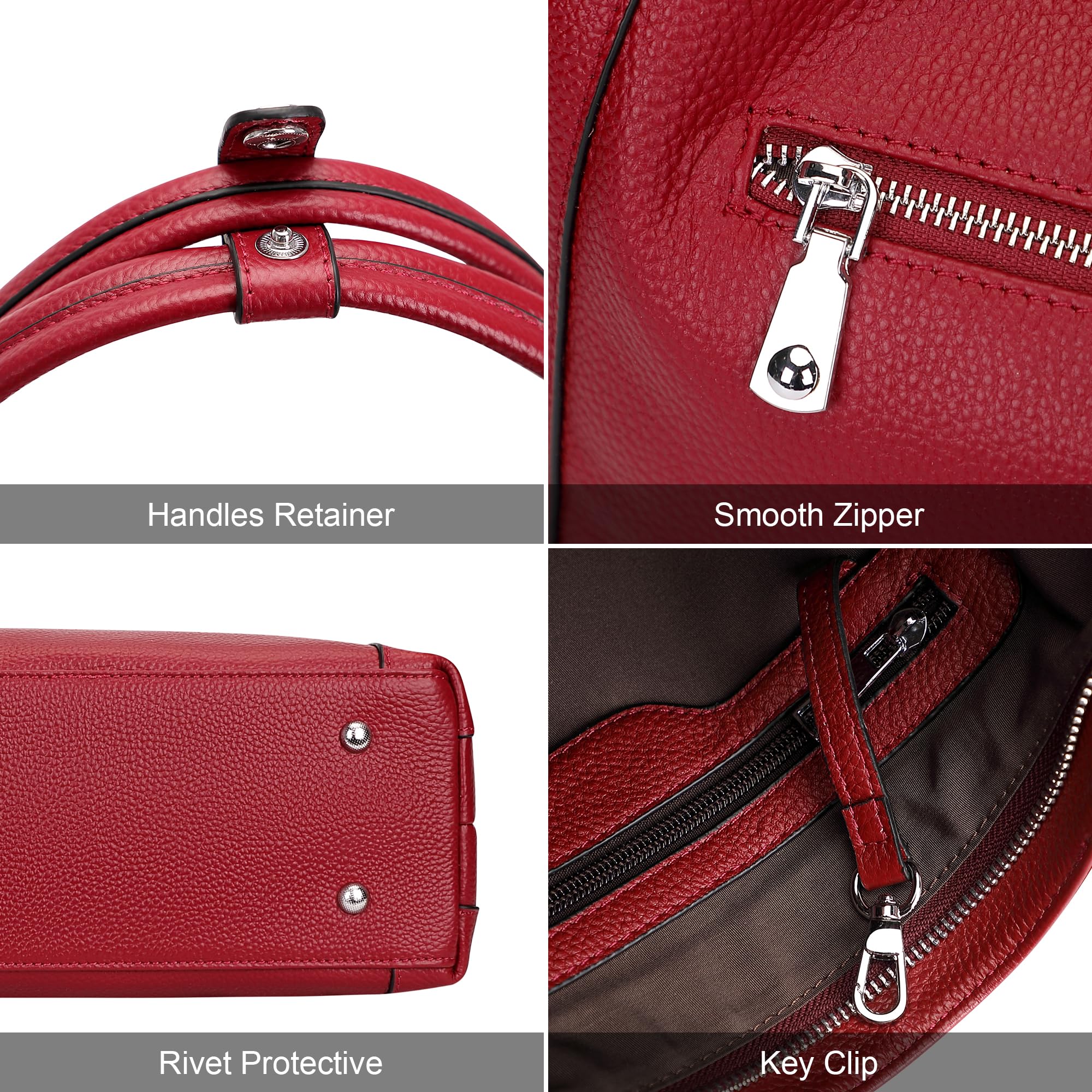 Premium Soft Leather Handbags for Women - Stylish Shoulder Hobo Bag & Large Tote Crossbody Purse - Perfect for Work, Travel & Everyday Use