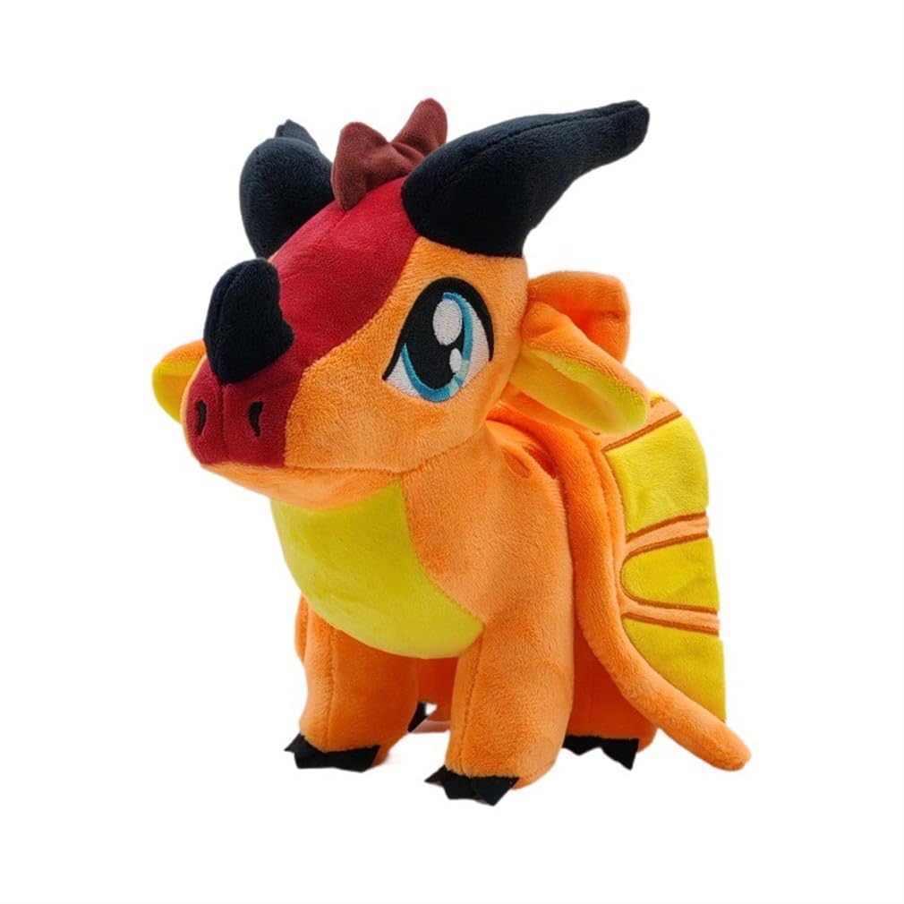 Wings of Fire Rainwing Dragon Plush Toy - Soft Stuffed Animal Pterosaur Flying Pillow for Kids & Collectors | Perfect Gift for Fantasy Fans, Boys & Girls | Bedroom Decor, Cosplay Prop & Cuddly Companion (Skywing)