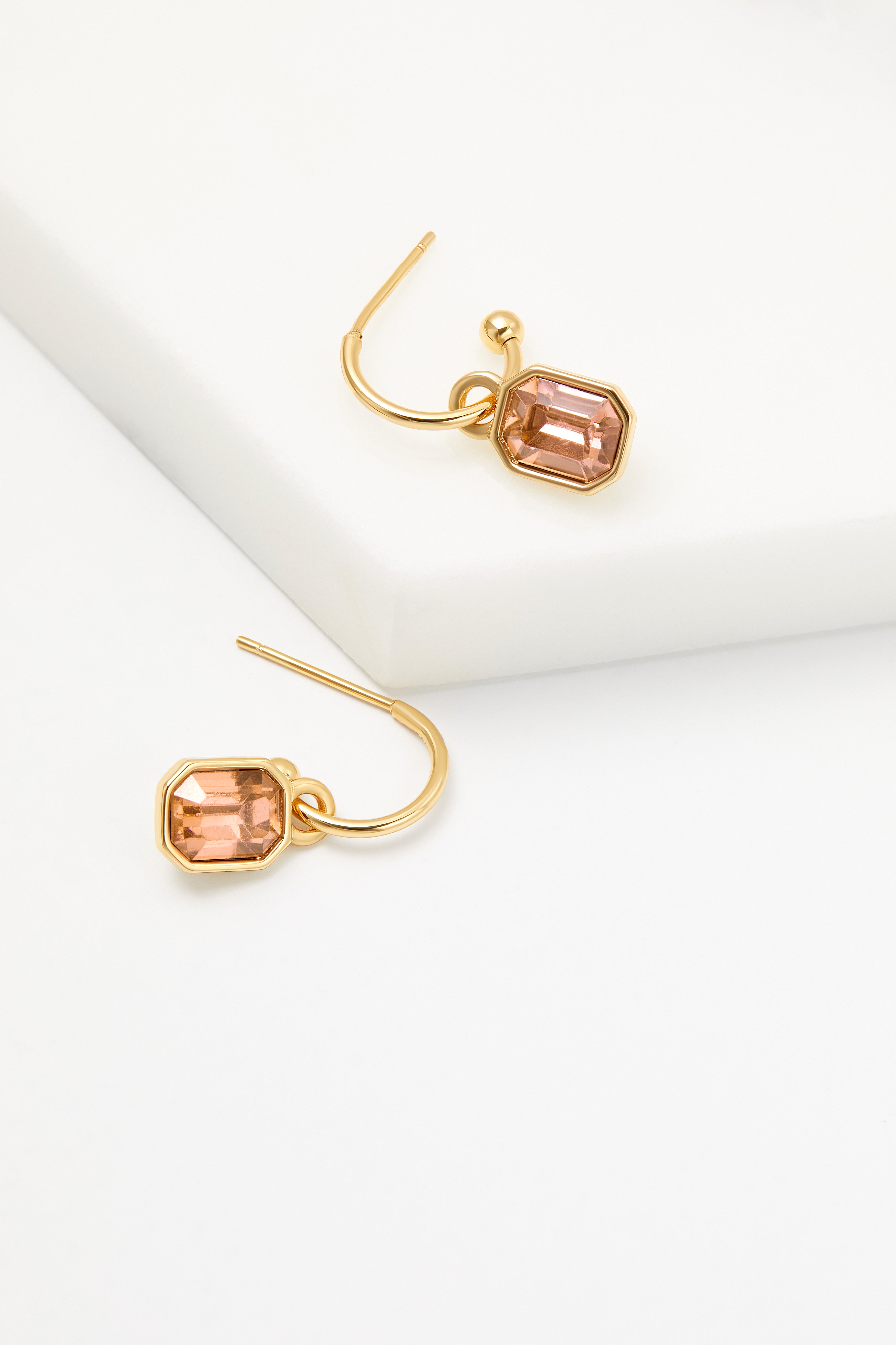 Leighton Earrings - Elegant Blush Pink Stud Earrings for Women | Perfect for Everyday Wear, Parties & Special Occasions