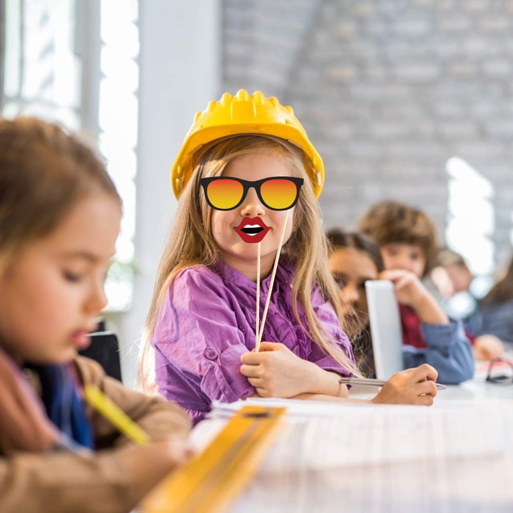 25-Piece Construction Photo Booth Props Kit - Fun Construction Party Decorations for Kids, Boys, Baby Showers & Birthday Parties | Perfect for Construction-Themed Events, DIY Decor, and Memorable Photo Opportunities