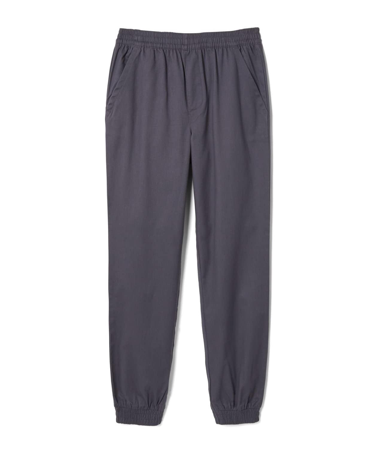 French Toast Baby Boys' Big Pull-on Twill Jogger Pants - Comfortable Casual Pants for Toddlers, Playtime & Everyday Wear