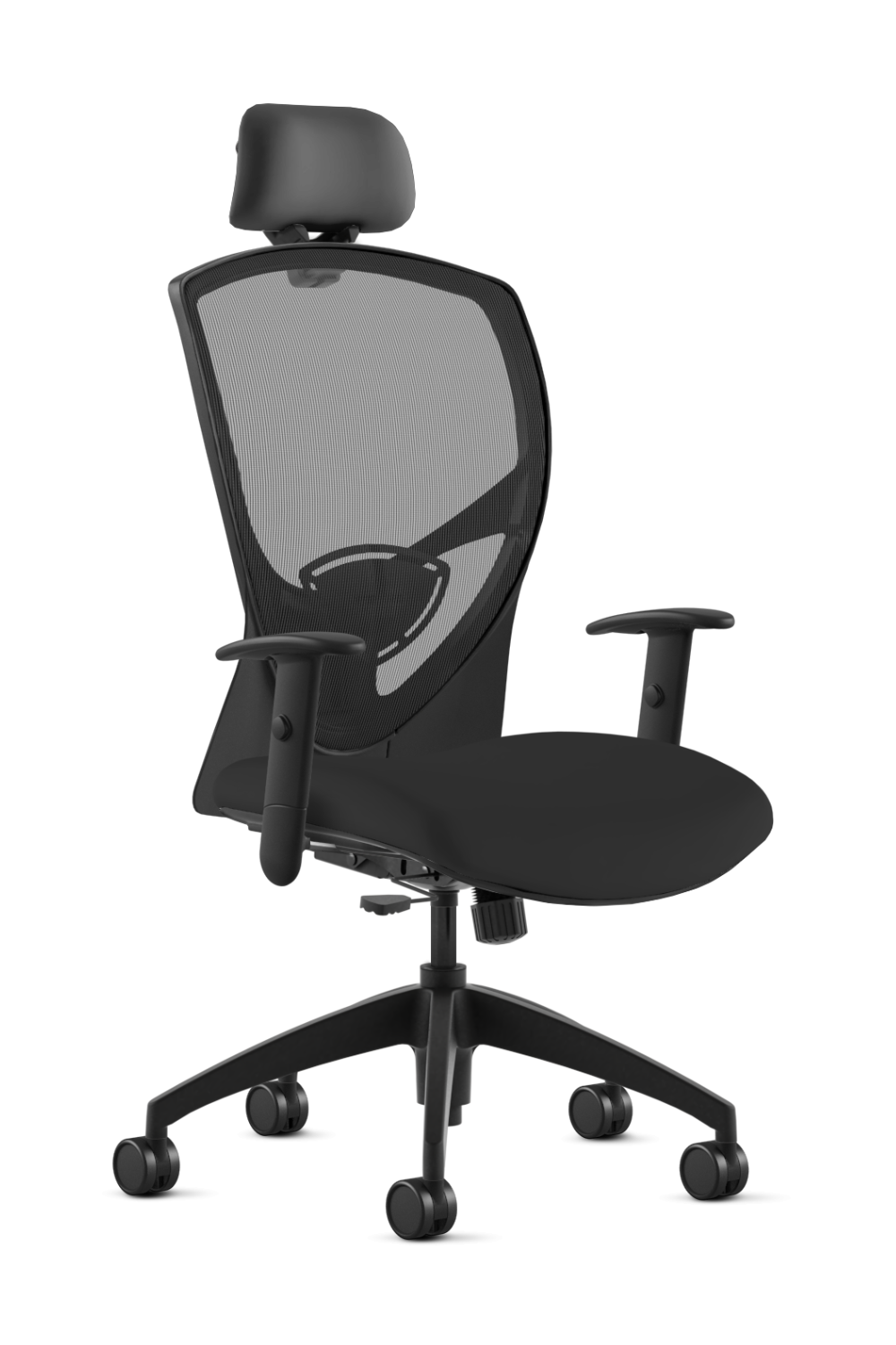 9 to 5 Theory 2180 High Back Ergonomic Office Chair with Adjustable Headrest & Seat Slider - Comfortable Task Chair for Long Hours Computer Work, Home Office & Gaming Setup