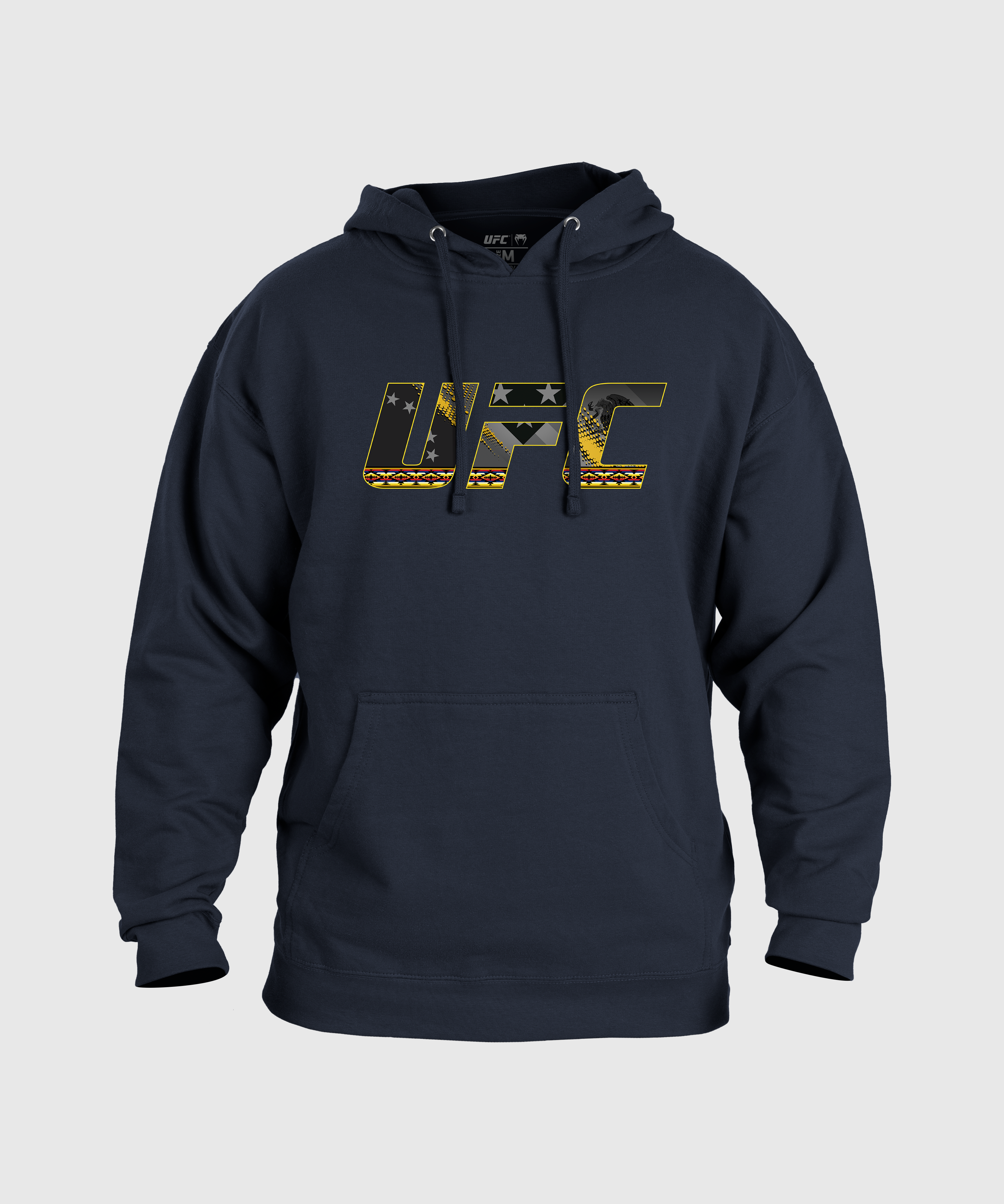 Men's UFC Unrivaled by Venum Navy Julianna Peña Hoodie - Official MMA Fighter Sweatshirt for Training & Casual Wear