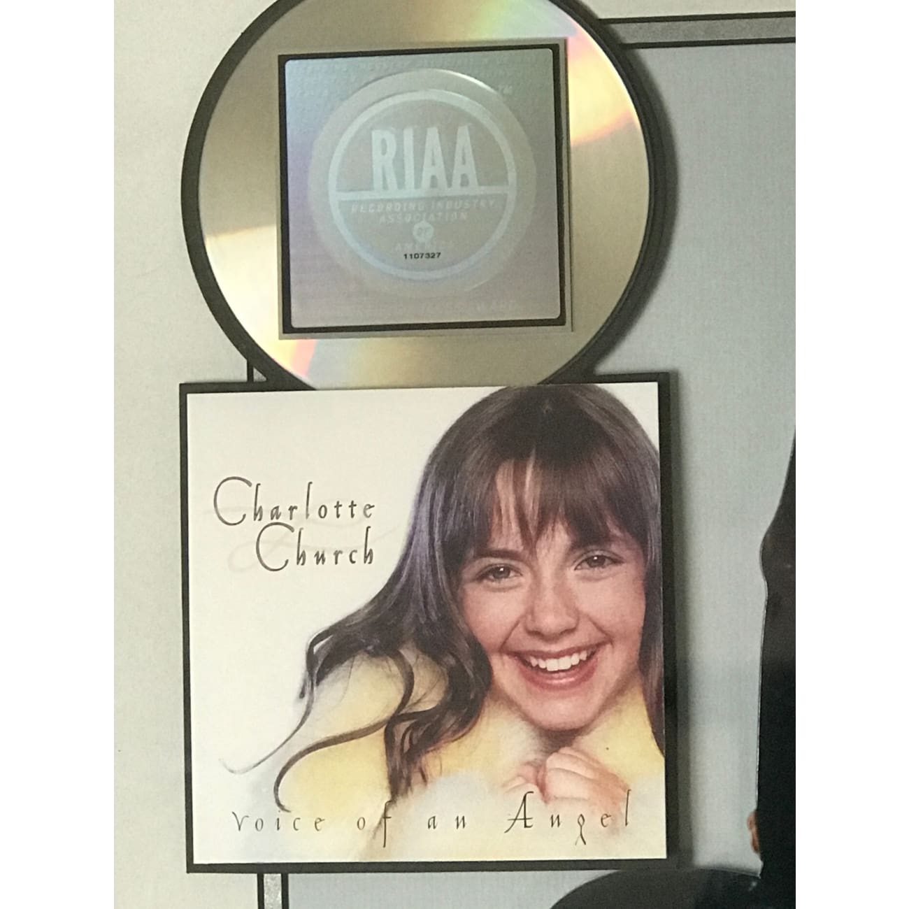 Charlotte Church Voice Of An Angel Combo RIAA Platinum Album Award - Brand New & Sealed - Perfect for Collectors & Music Enthusiasts