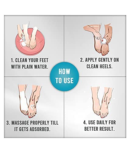 Vedic Line Combo Soft Heel Cream - Moisturizing Foot Care with Neem Oil, Clove Oil & Amla Extract - Pack of 2 (100ml Each) - Perfect for Dry Cracked Heels & Valentine's Day Gifts - Ideal for Daily Foot Care & Relaxation