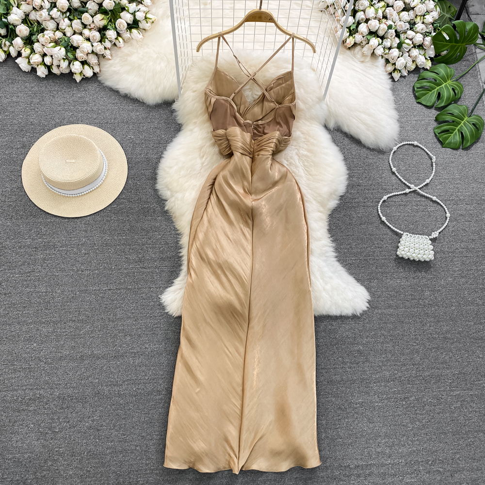 Elegant Fairy Backless Spaghetti Strap Evening Dress for Women - Perfect for Prom, Cocktail Party & Date Night