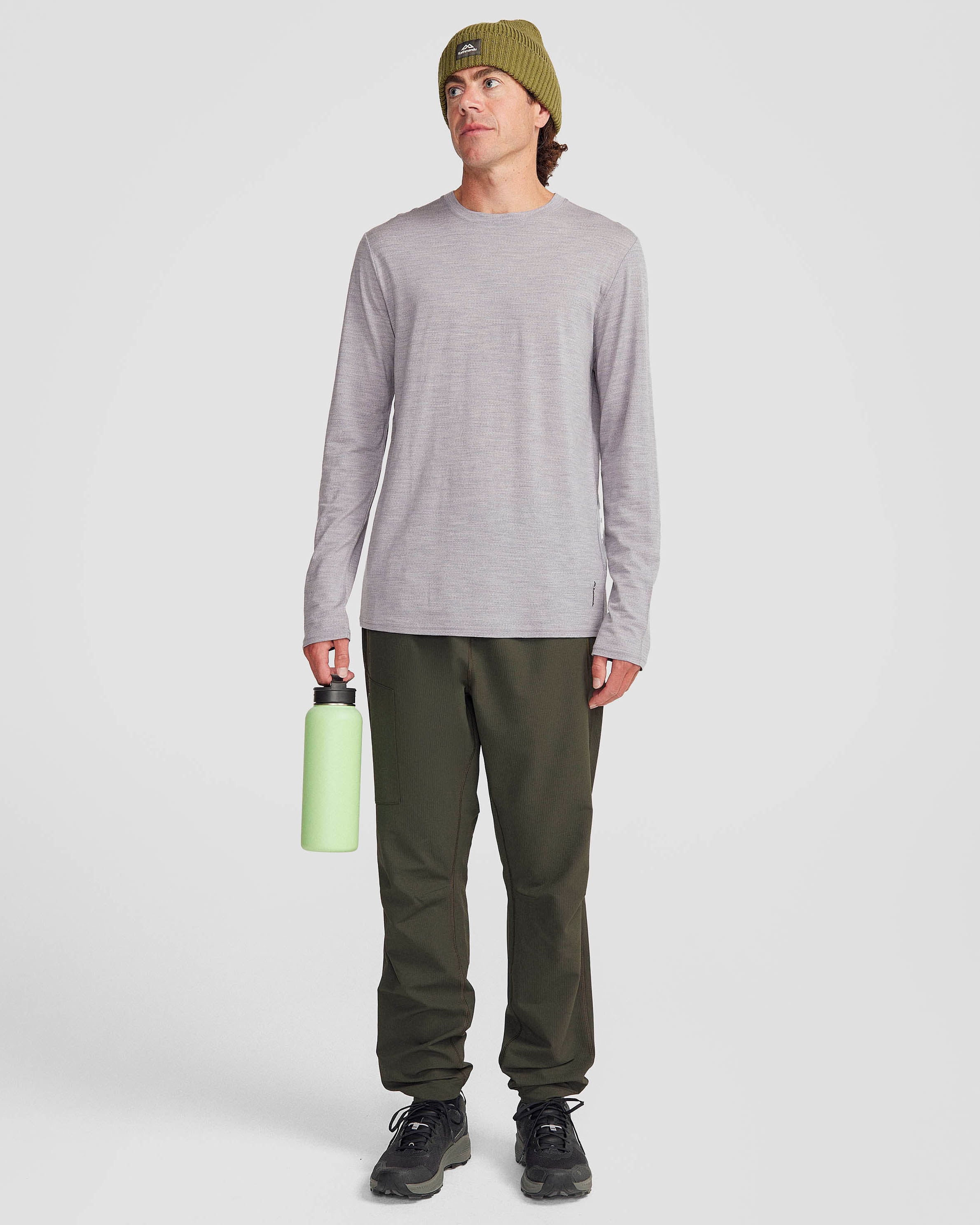 Men's Aysen Fleece Joggers - Soft Comfortable Winter Pants for Men, Dark Moss Green - Perfect for Lounge, Gym & Outdoor Activities