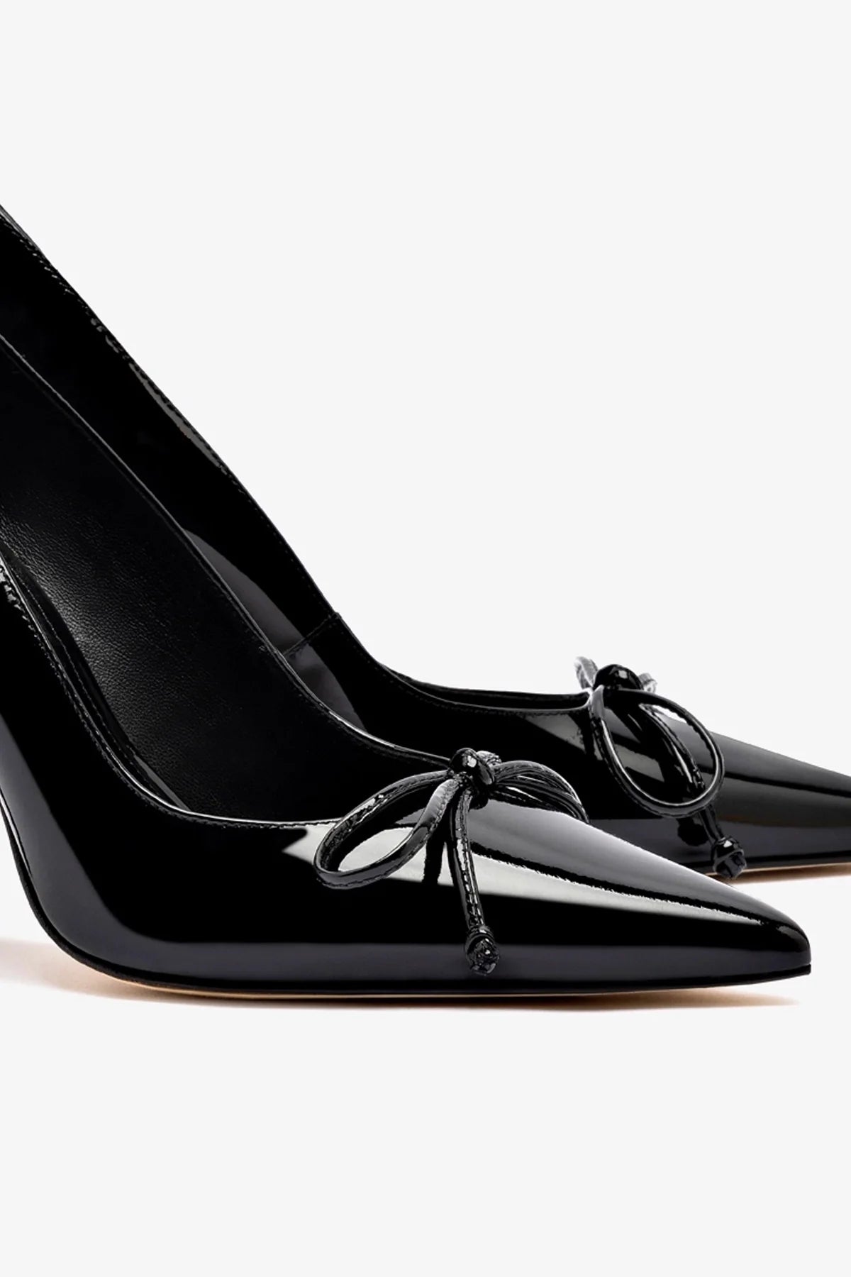 Linda Pump Shoes - Black Patent Leather Women's Heels for Work, Party & Formal Occasions