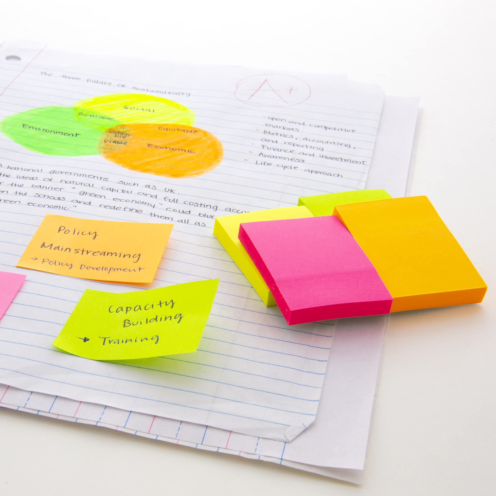 BAZIC Neon Color Sticky Notes 1.5x2 Inch, Self-Stick Memo Pads, Colorful Adhesive Notes - 280 Sheets/Pack (144-Packs), Recyclable & Bright for Office, School, and Home Organization