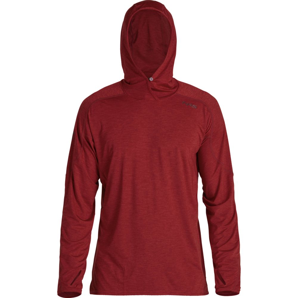 NRS Men's Silkweight Hoodie - Lightweight & Breathable Performance Hooded Shirt for Outdoor Activities - Hiking, Camping & Water Sports Gear