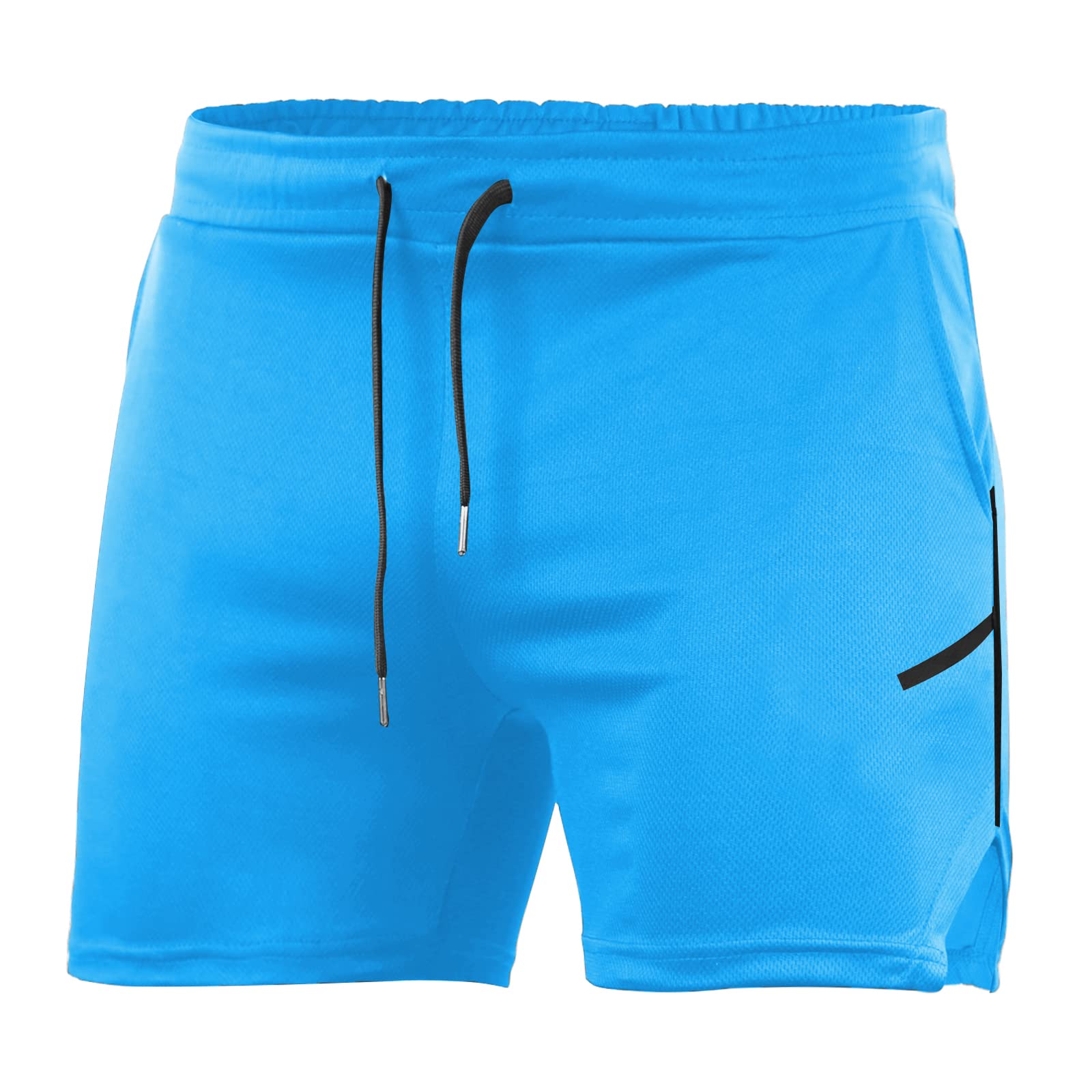 CE Men's Workout Running Shorts - Lightweight Quick-Dry Athletic Gym Shorts with Zipper Pockets for Jogging, Training & Outdoor Sports