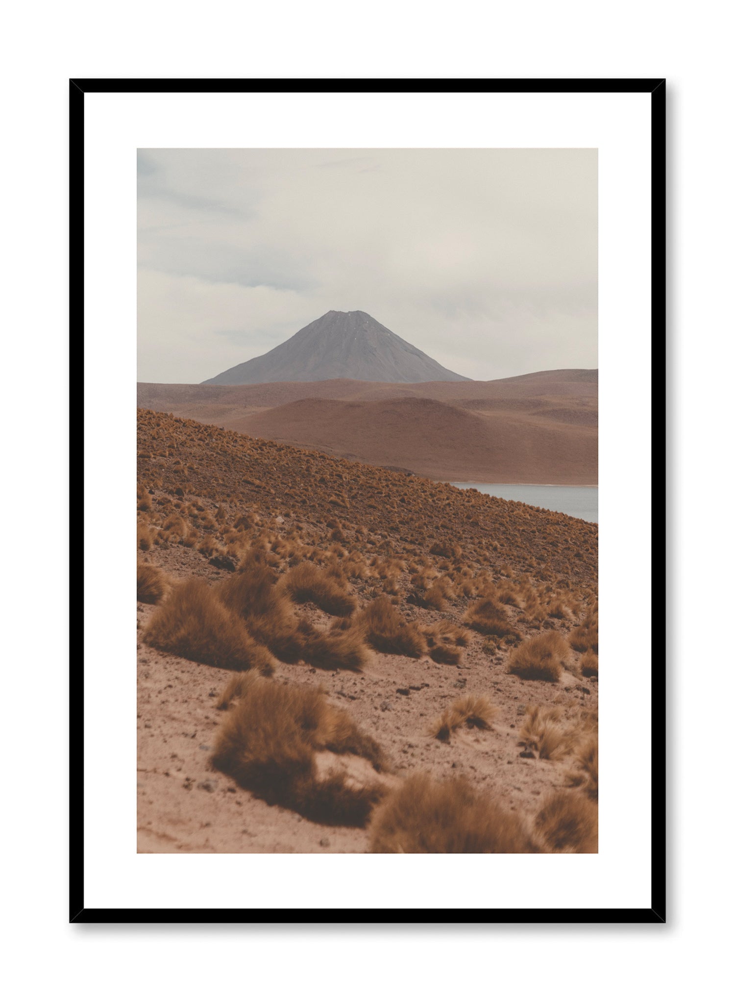 Laguna Miscanti Scenic Landscape Poster - Stunning Nature Wall Art for Home & Office Decor | Perfect for Living Room, Bedroom, or Gift